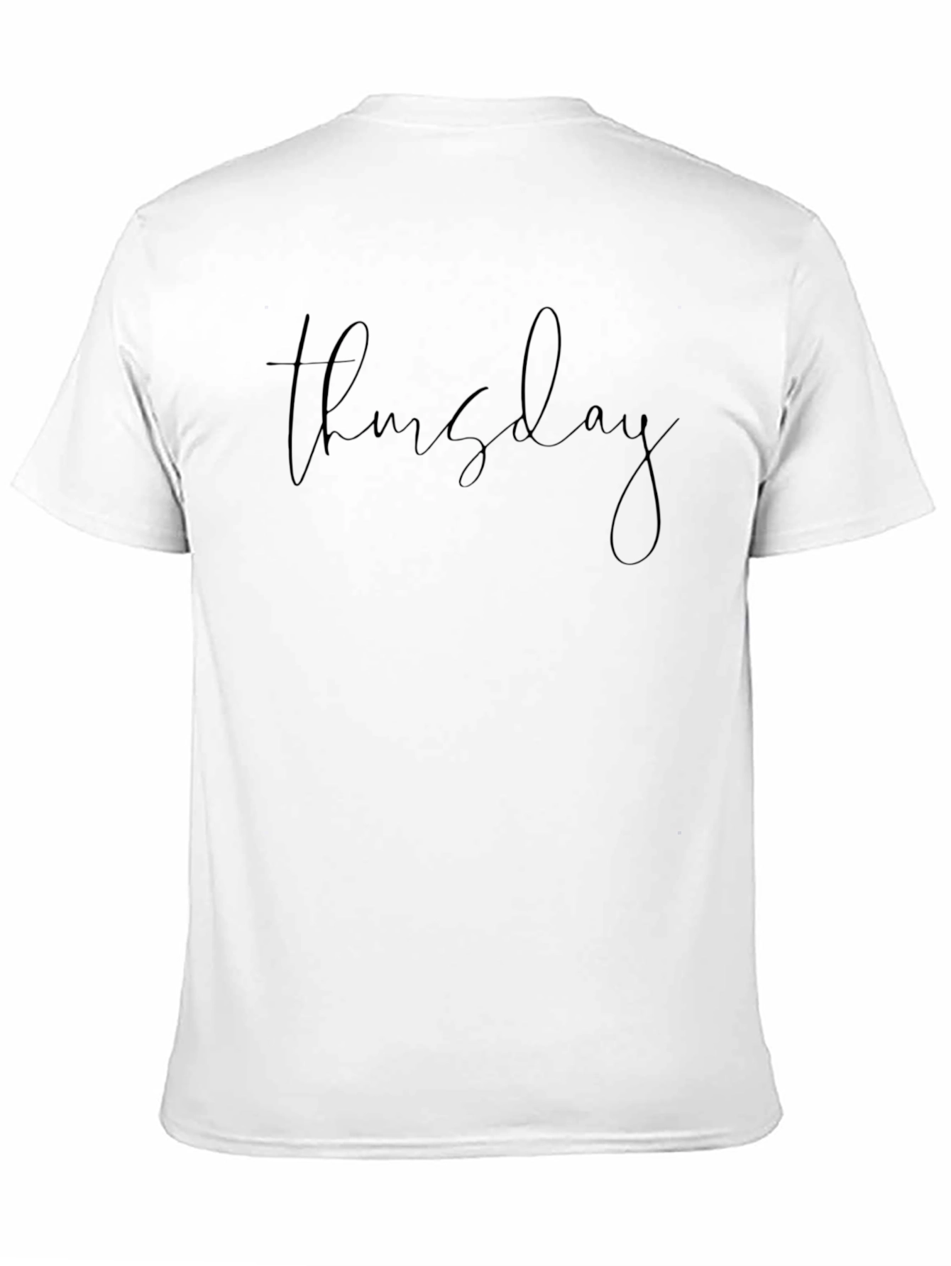 Thursday Script Black T-Shirt