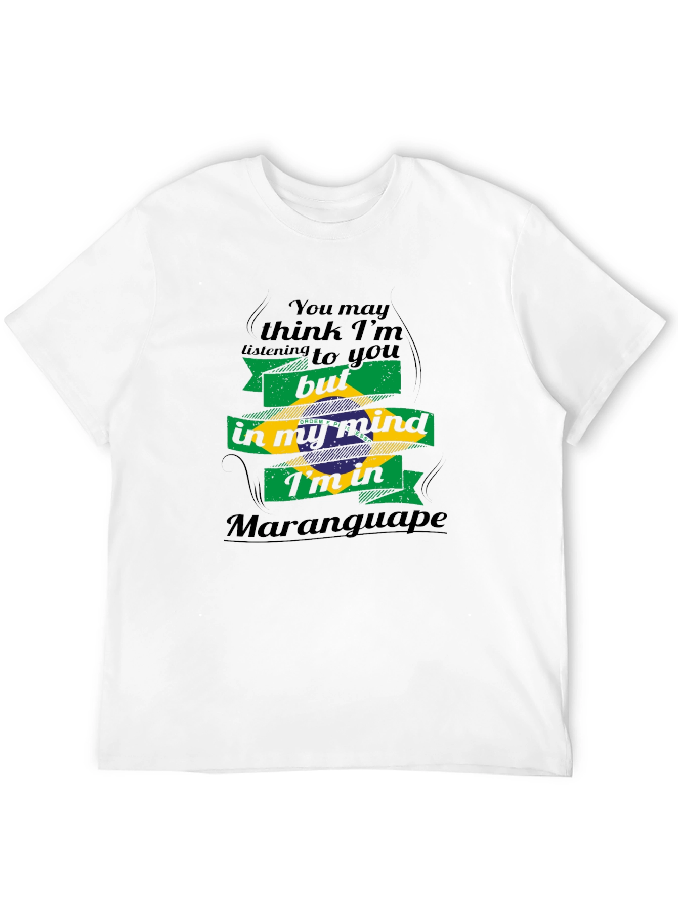 Maranguape Brazil Flag T-Shirt - Mind Vacation Tee