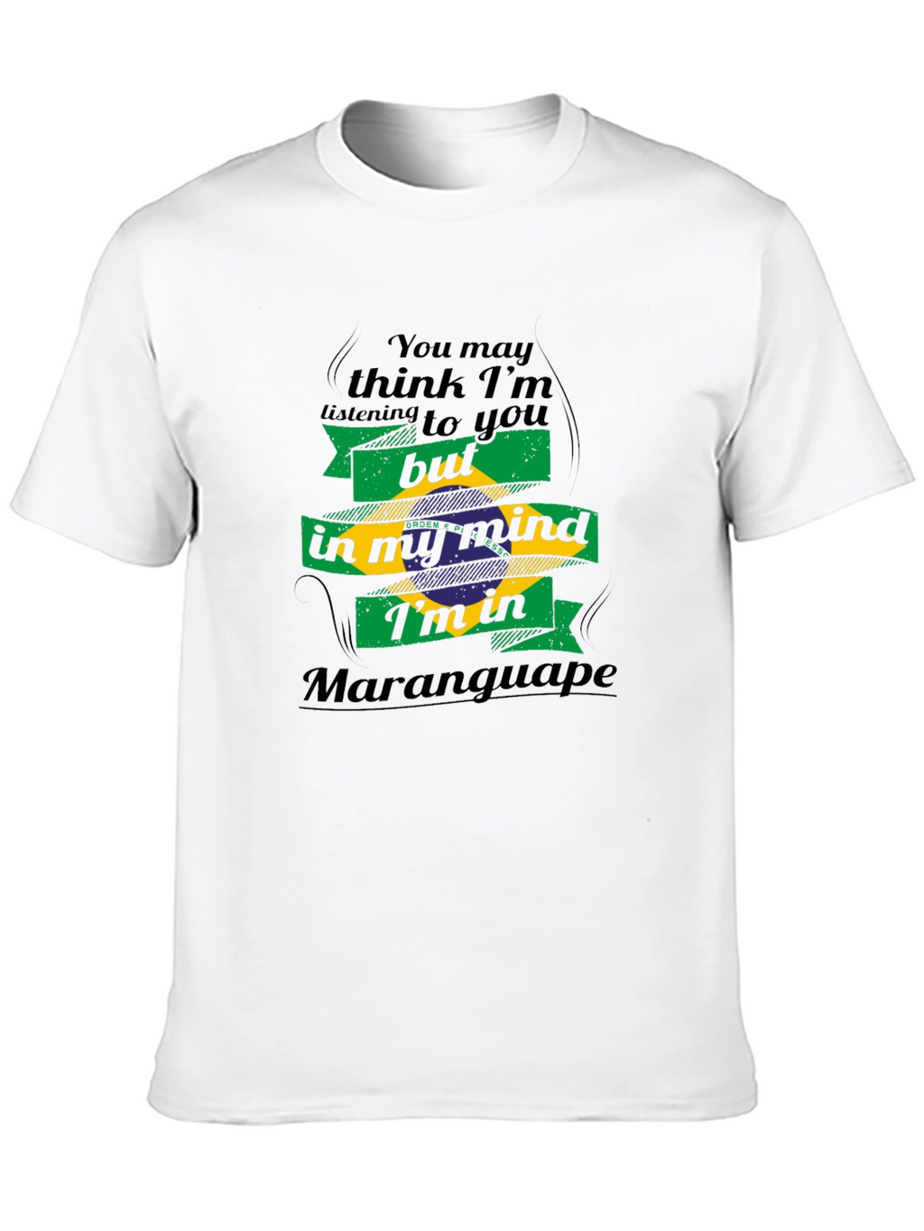 Maranguape Brazil Flag T-Shirt - Mind Vacation Tee