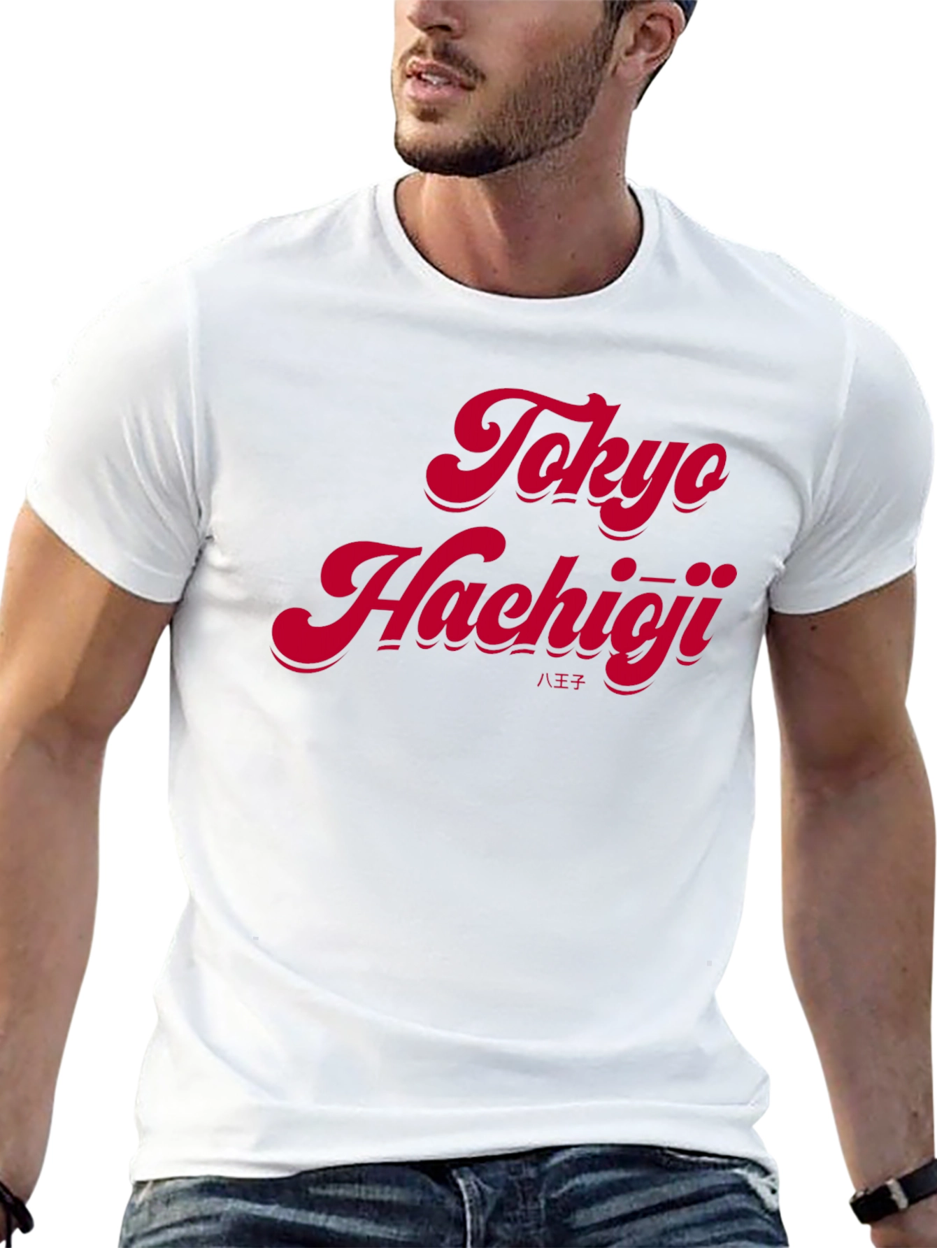 Tokyo Hachioji Graphic T-Shirt - Retro Style