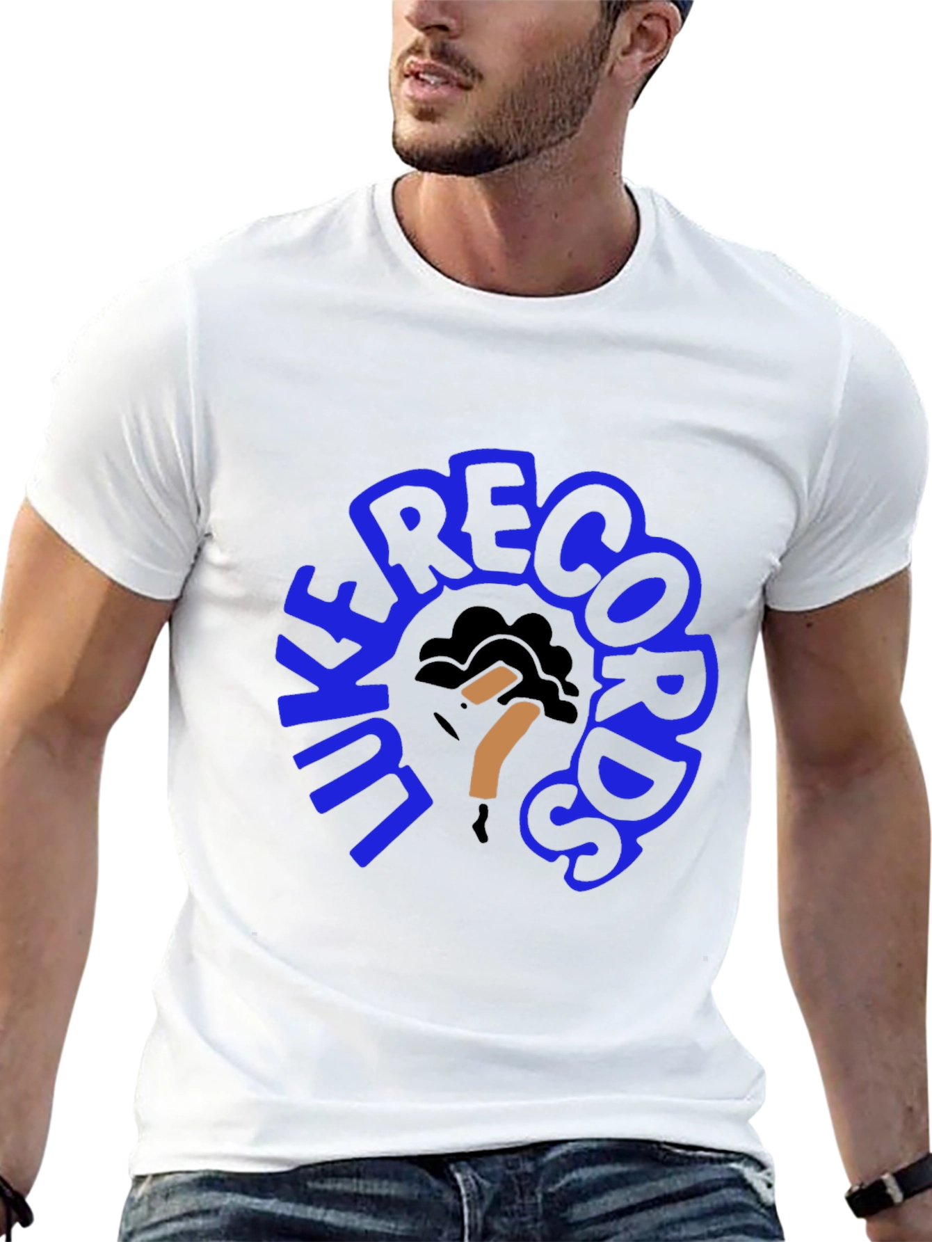 Luke Records Black T-Shirt