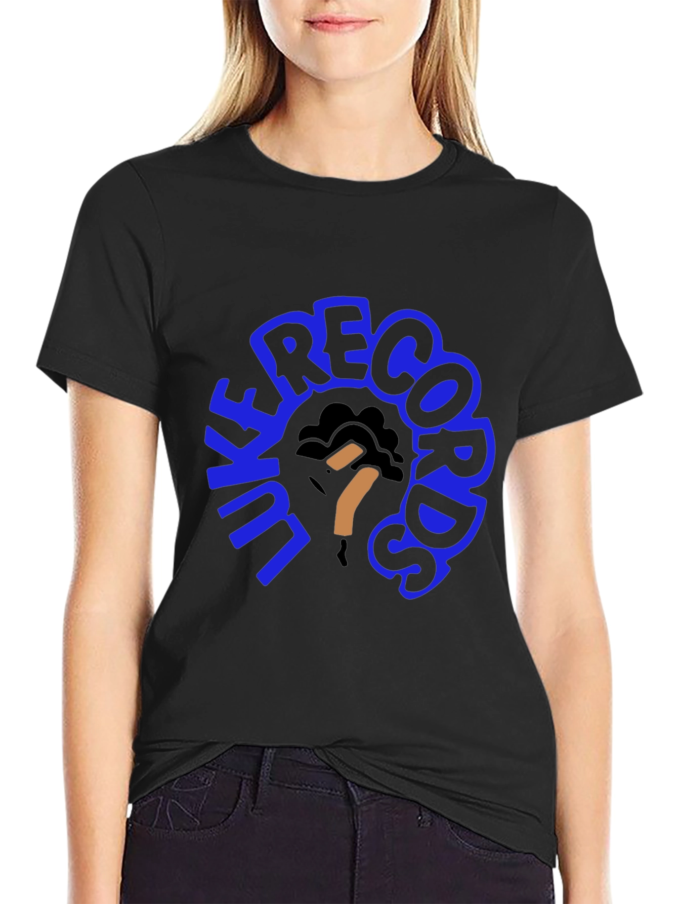Luke Records Black T-Shirt