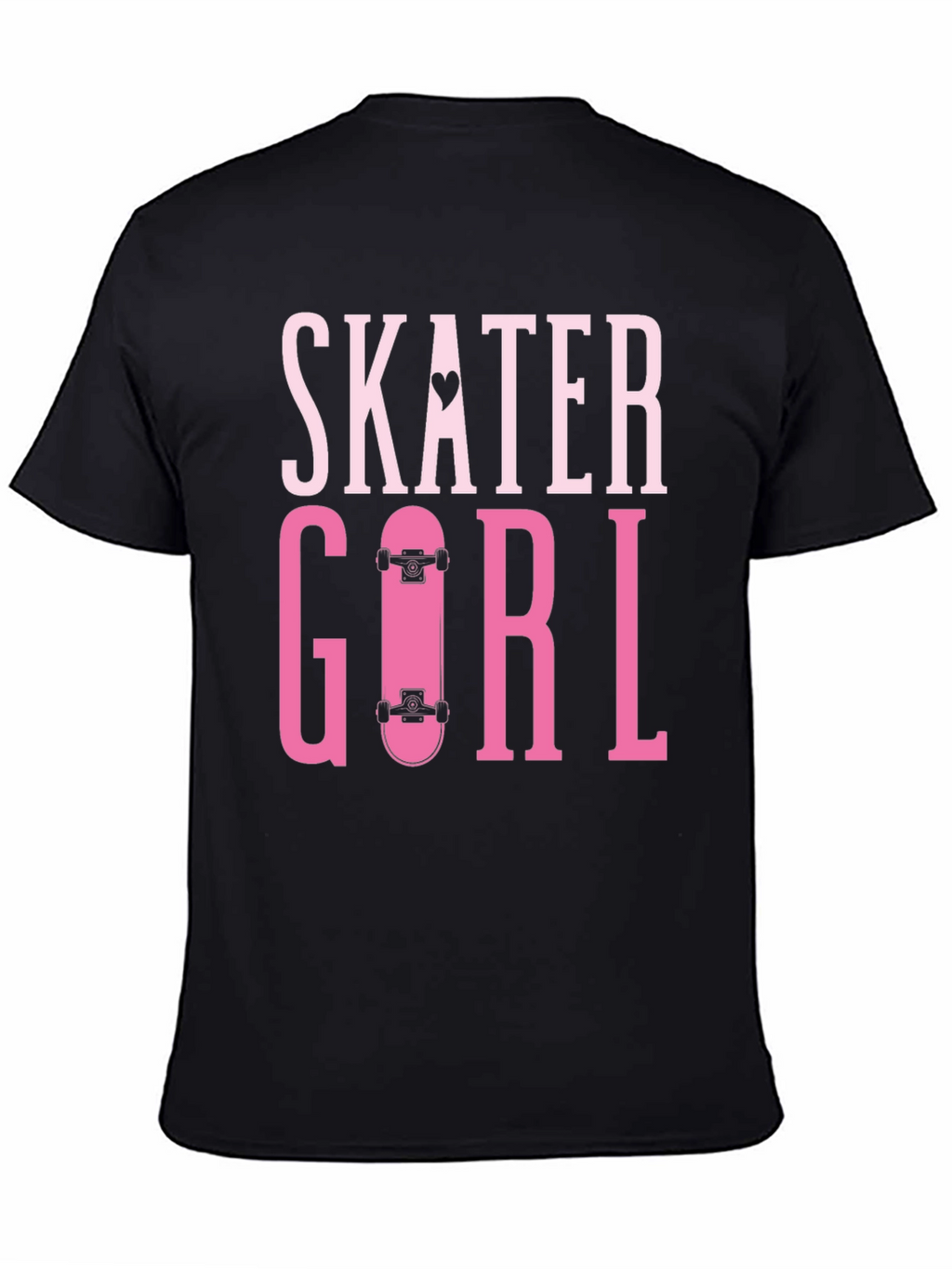 Skater Girl T-Shirt - Trendy Graphic Tee
