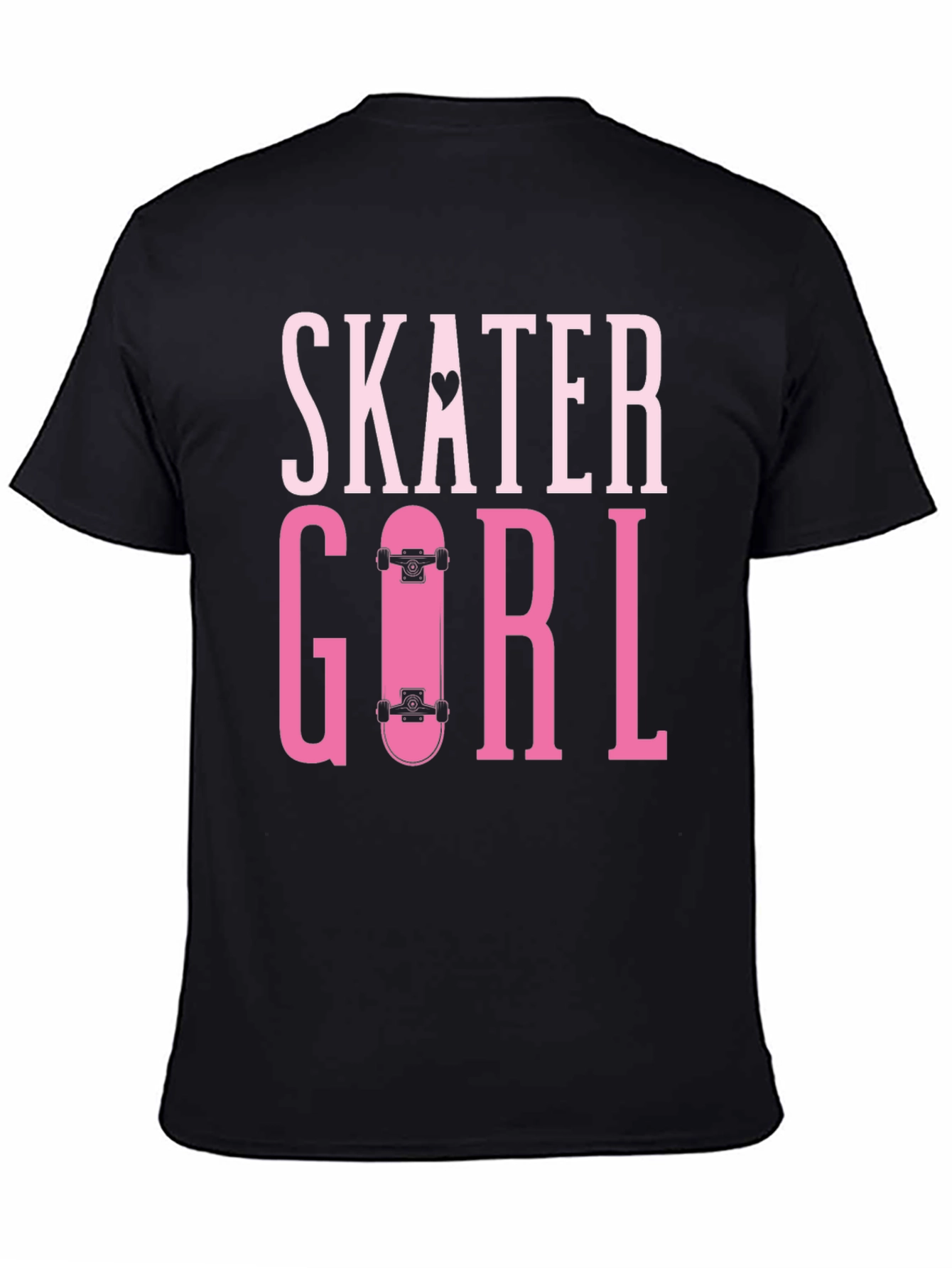 Skater Girl T-Shirt - Trendy Graphic Tee