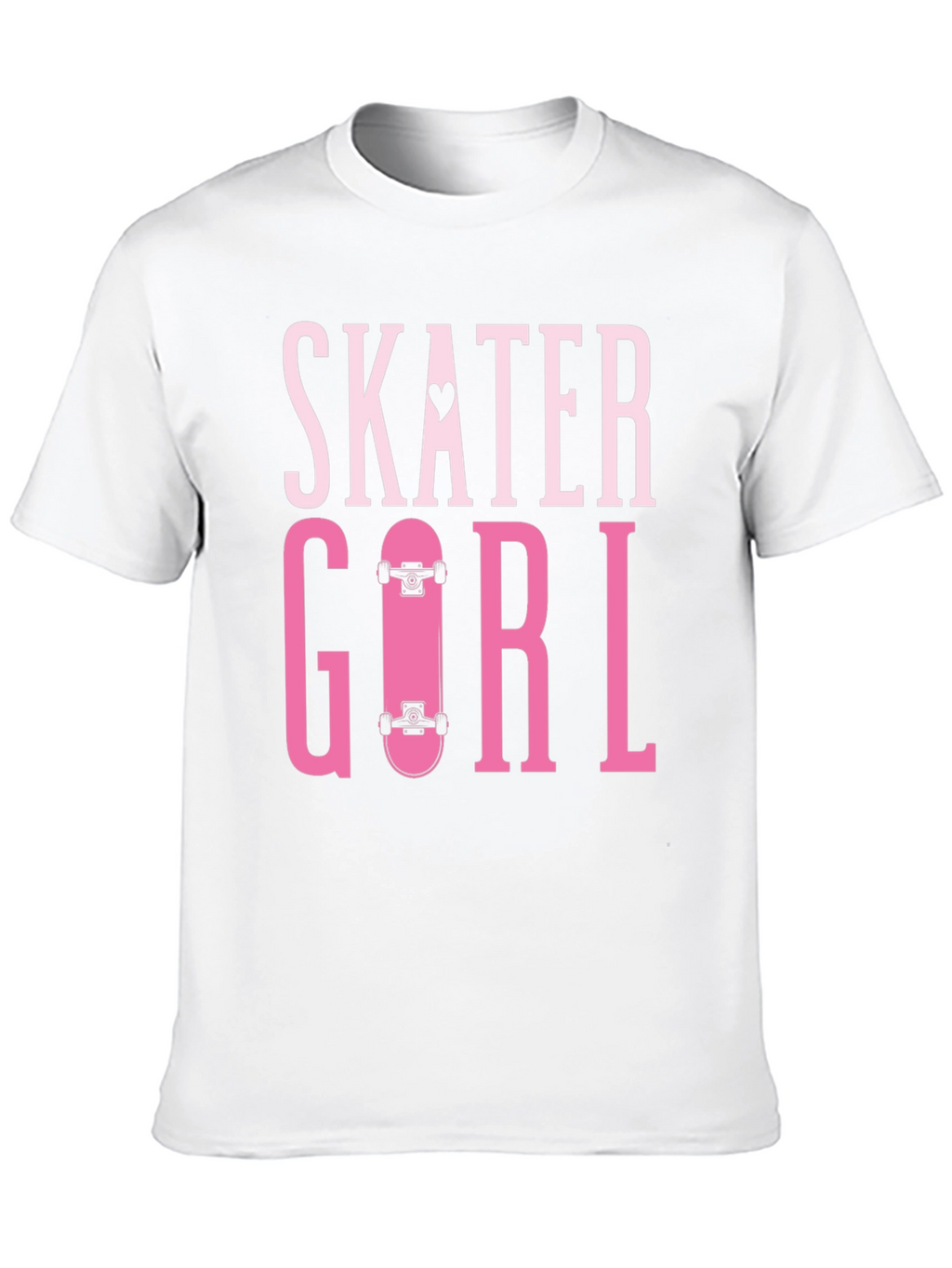 Skater Girl T-Shirt - Trendy Graphic Tee