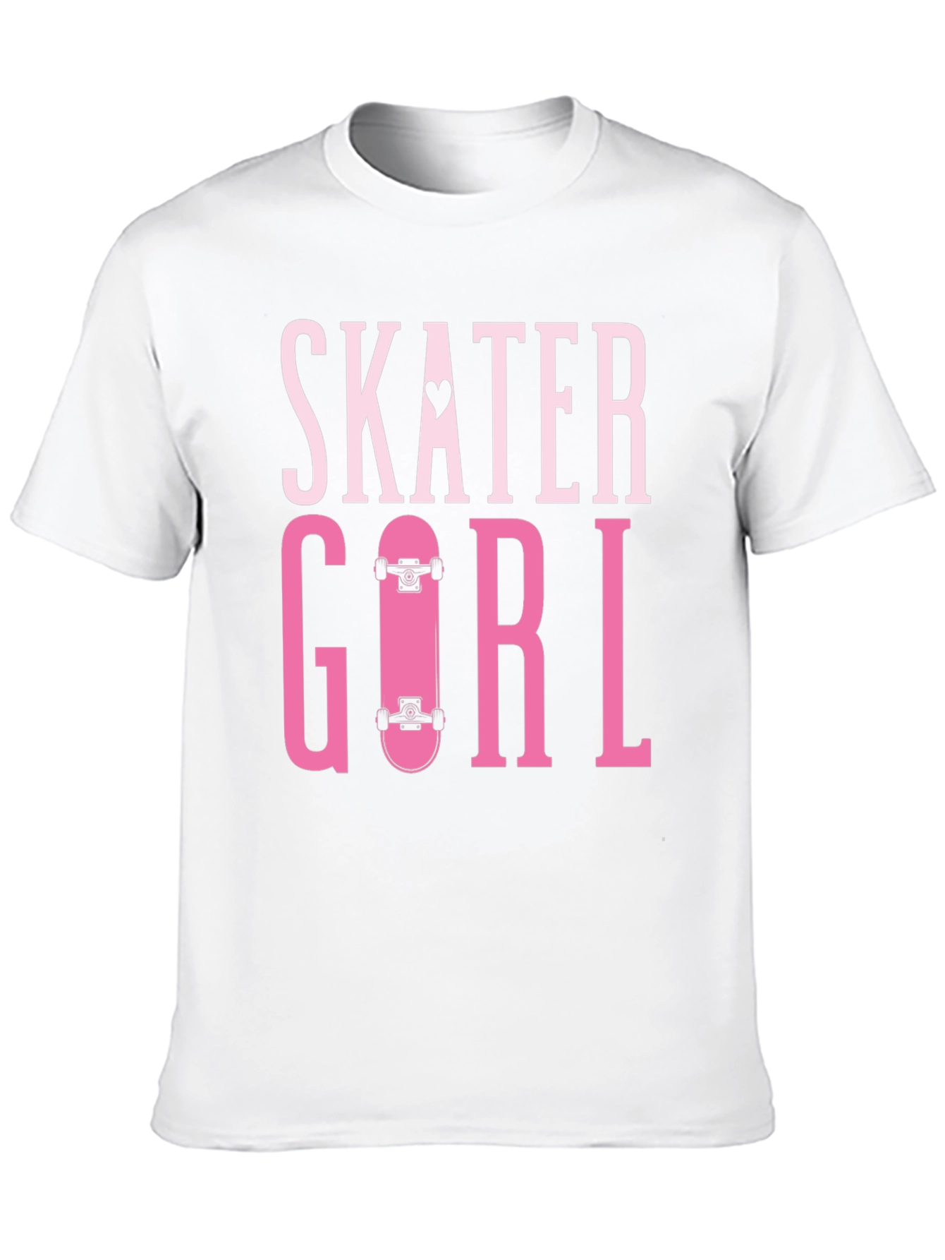 Skater Girl T-Shirt - Trendy Graphic Tee
