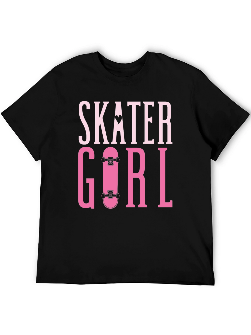 Skater Girl T-Shirt - Trendy Graphic Tee