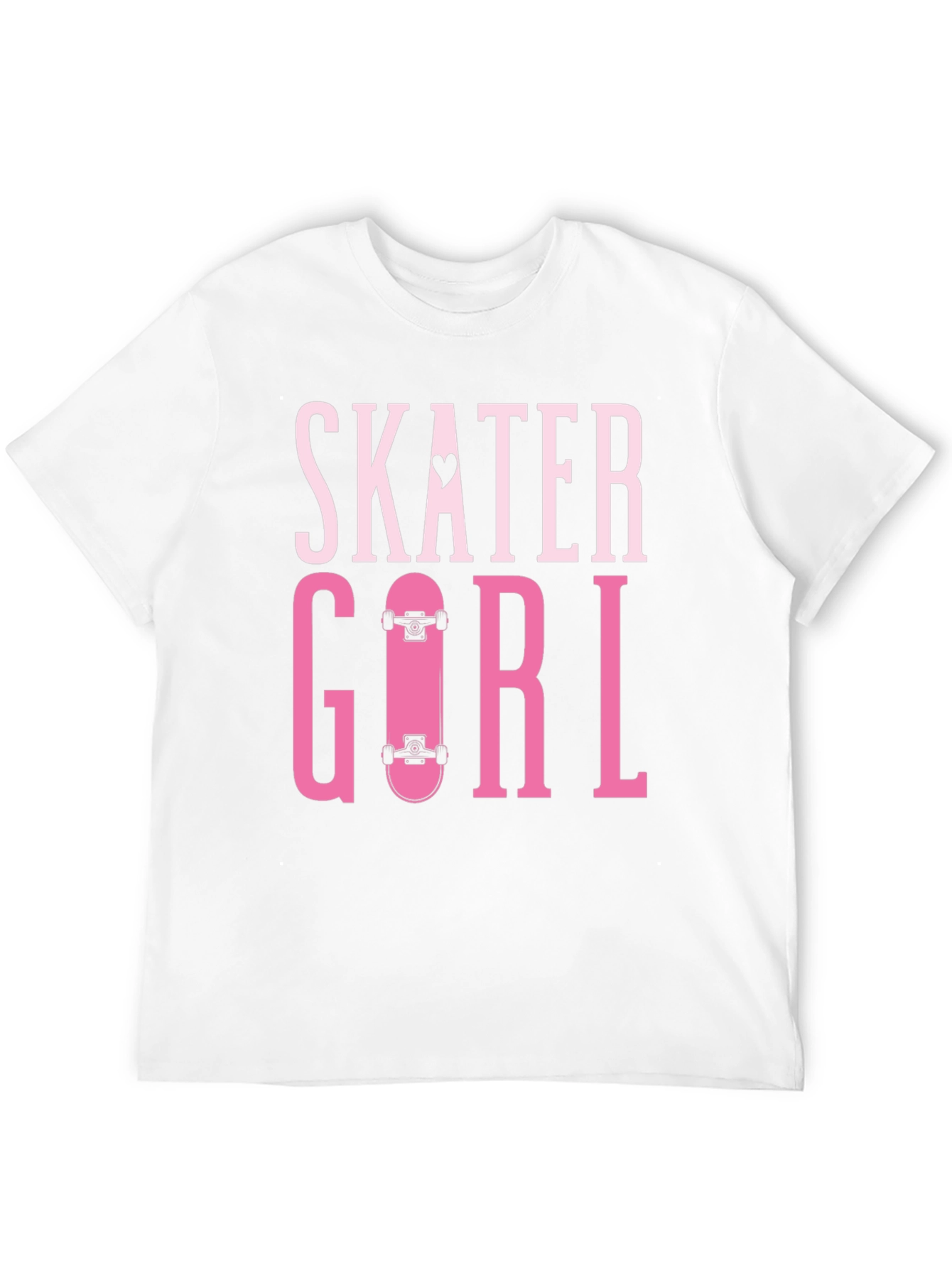 Skater Girl T-Shirt - Trendy Graphic Tee