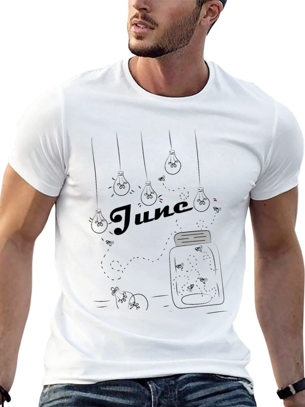June Bug Lightbulb Graphic Tee