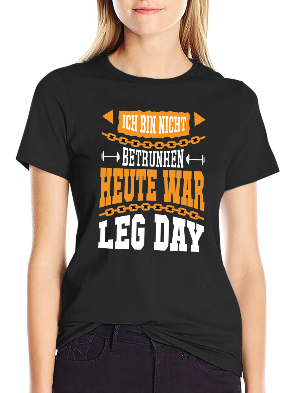 Ich Bin Nicht Betrunken Leg Day Graphic Tee