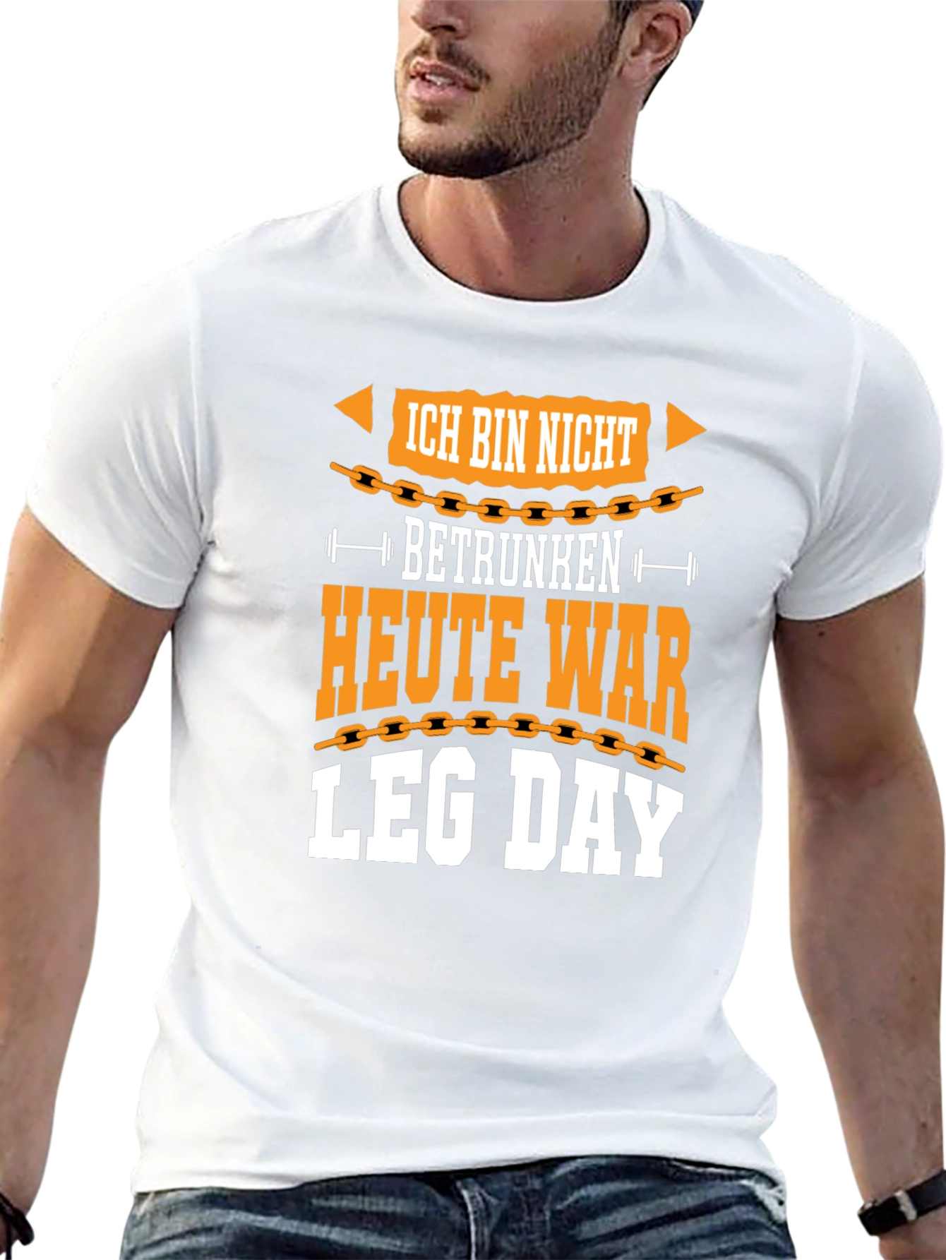 Ich Bin Nicht Betrunken Leg Day Graphic Tee