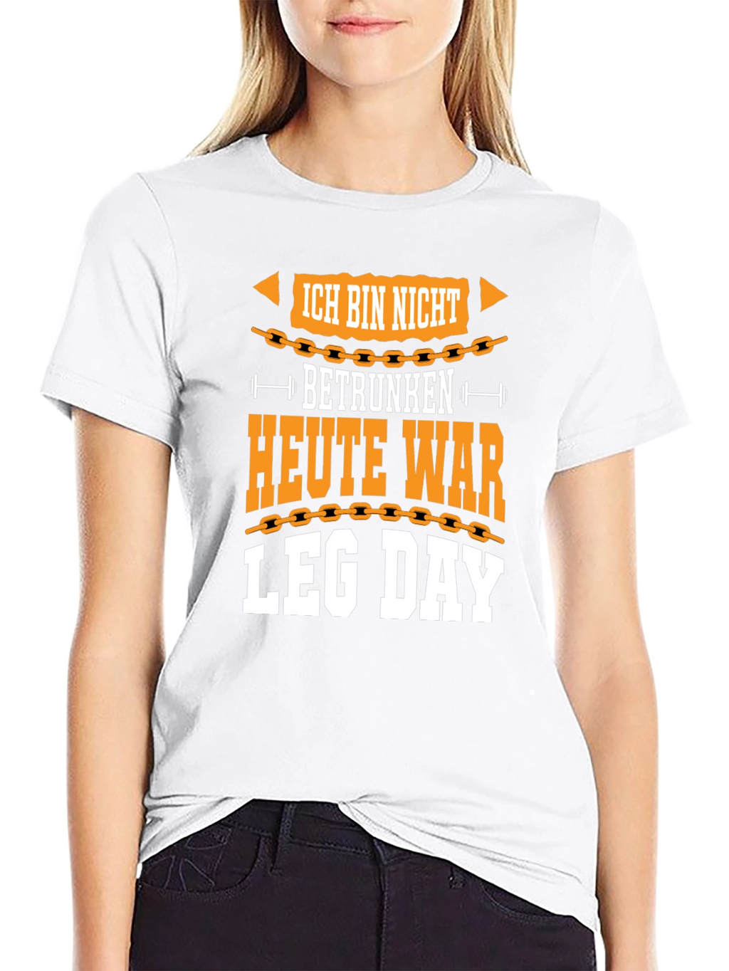 Ich Bin Nicht Betrunken Leg Day Graphic Tee