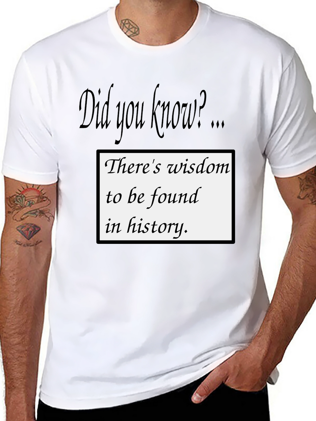 Wisdom in History T-Shirt - Did You Know?