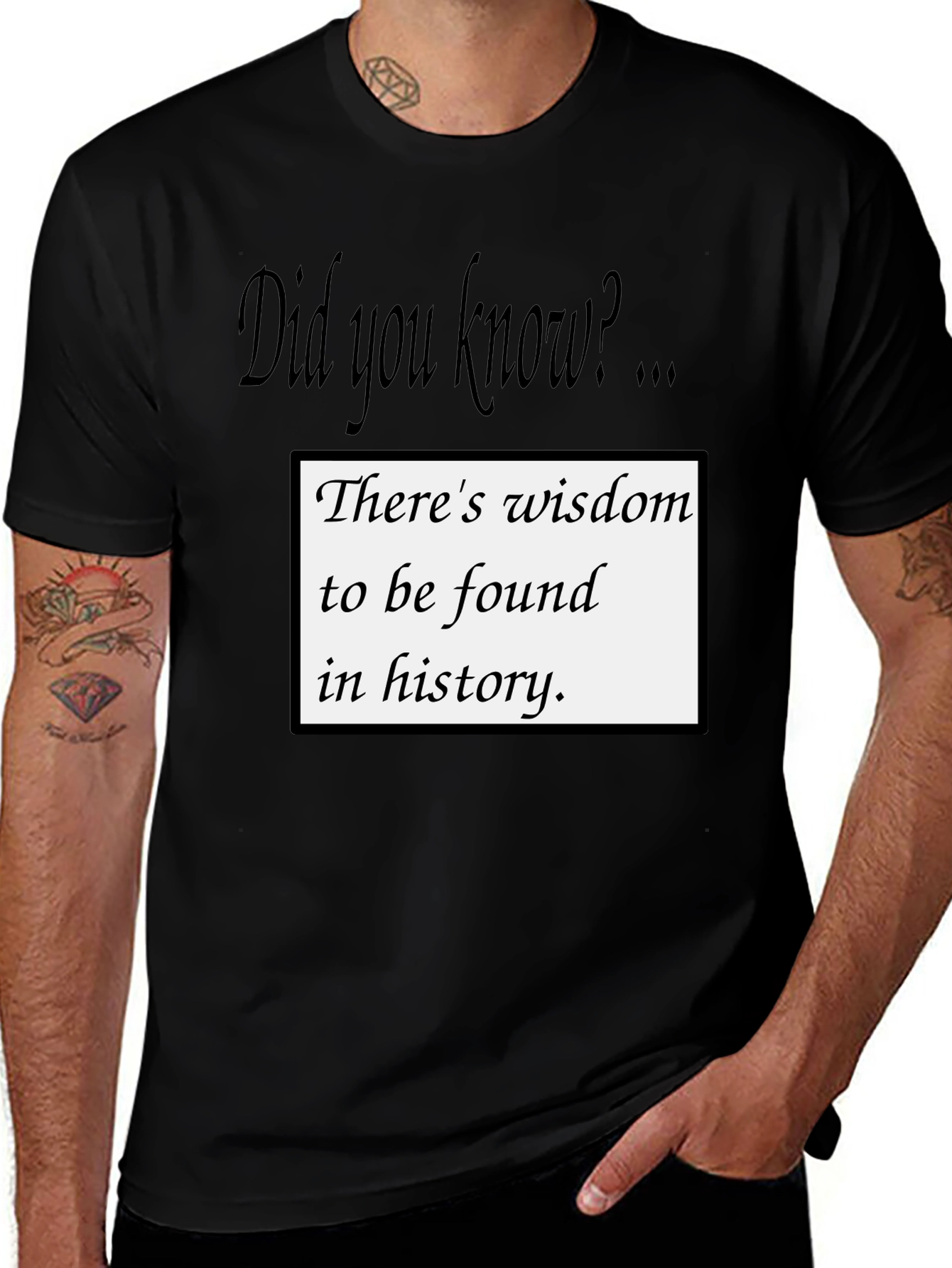 Wisdom in History T-Shirt - Did You Know?