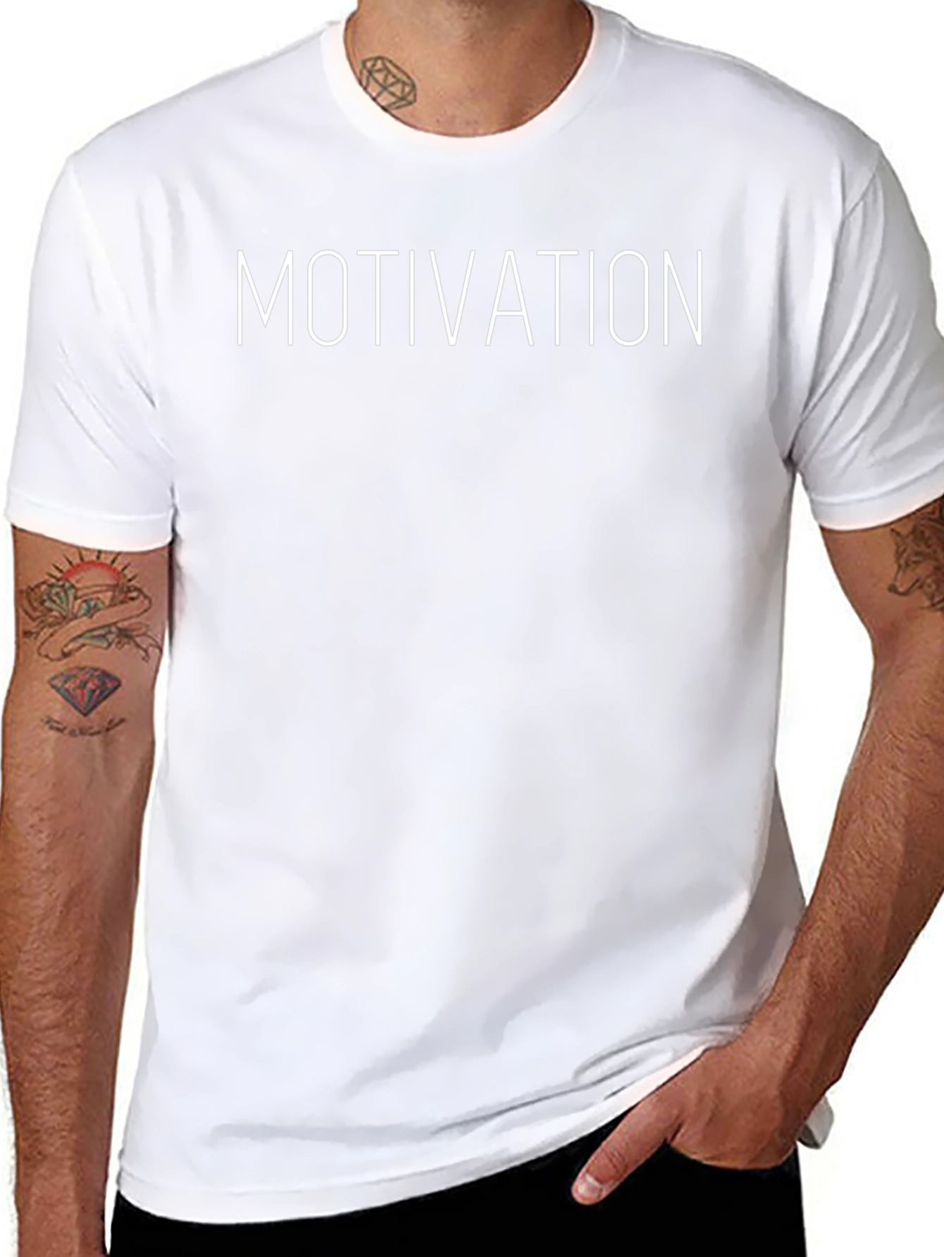 Motivation Black T-Shirt