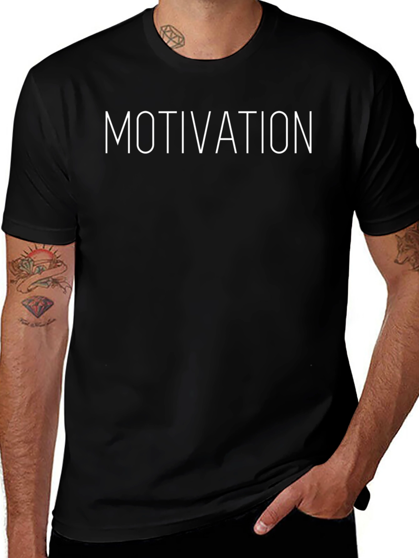 Motivation Black T-Shirt