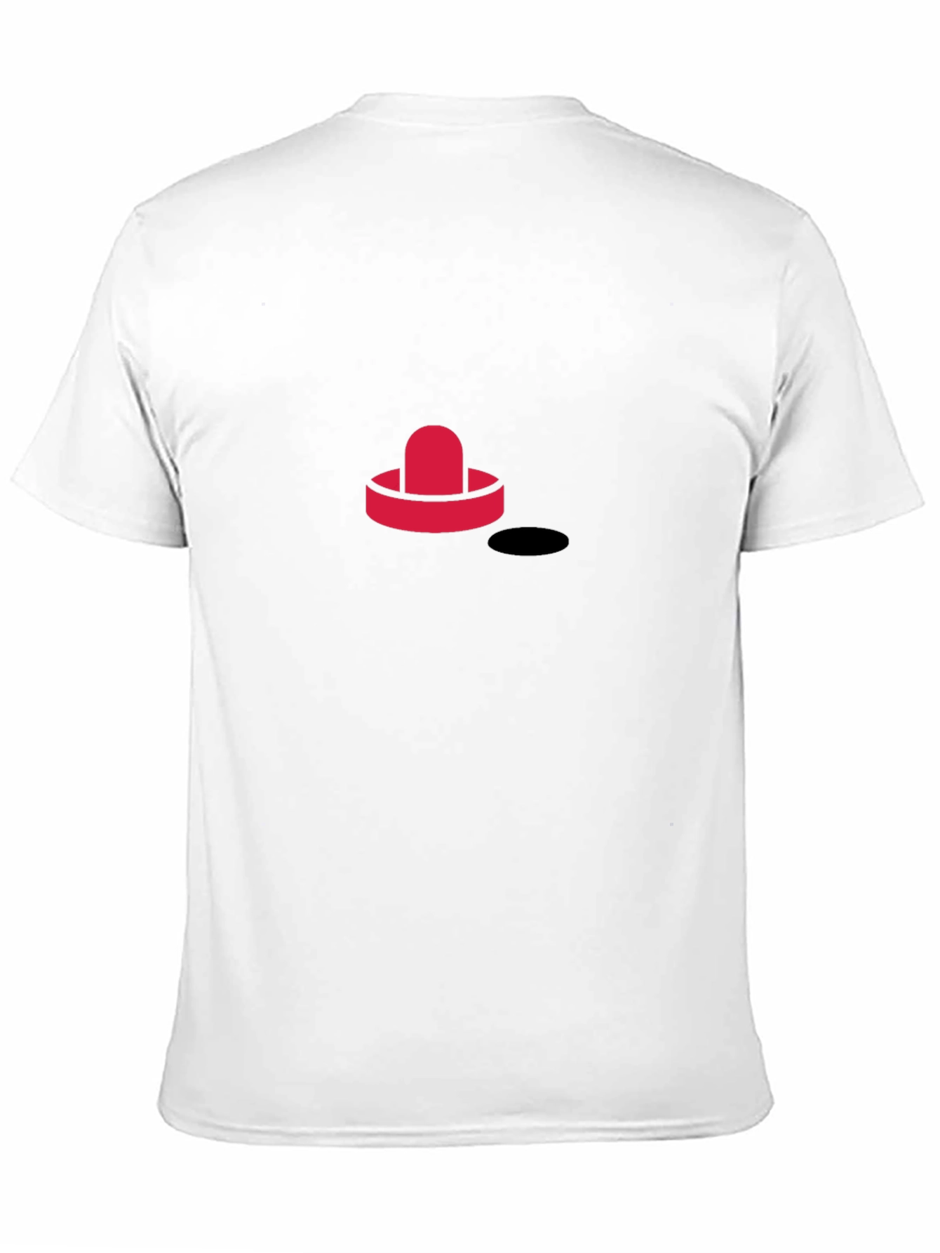 Cool Hockey Puck Graphic Tee - Black