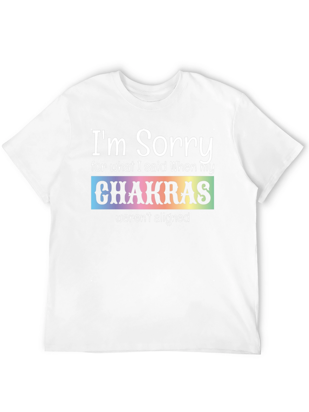 Funny Chakra Alignment Graphic T-Shirt