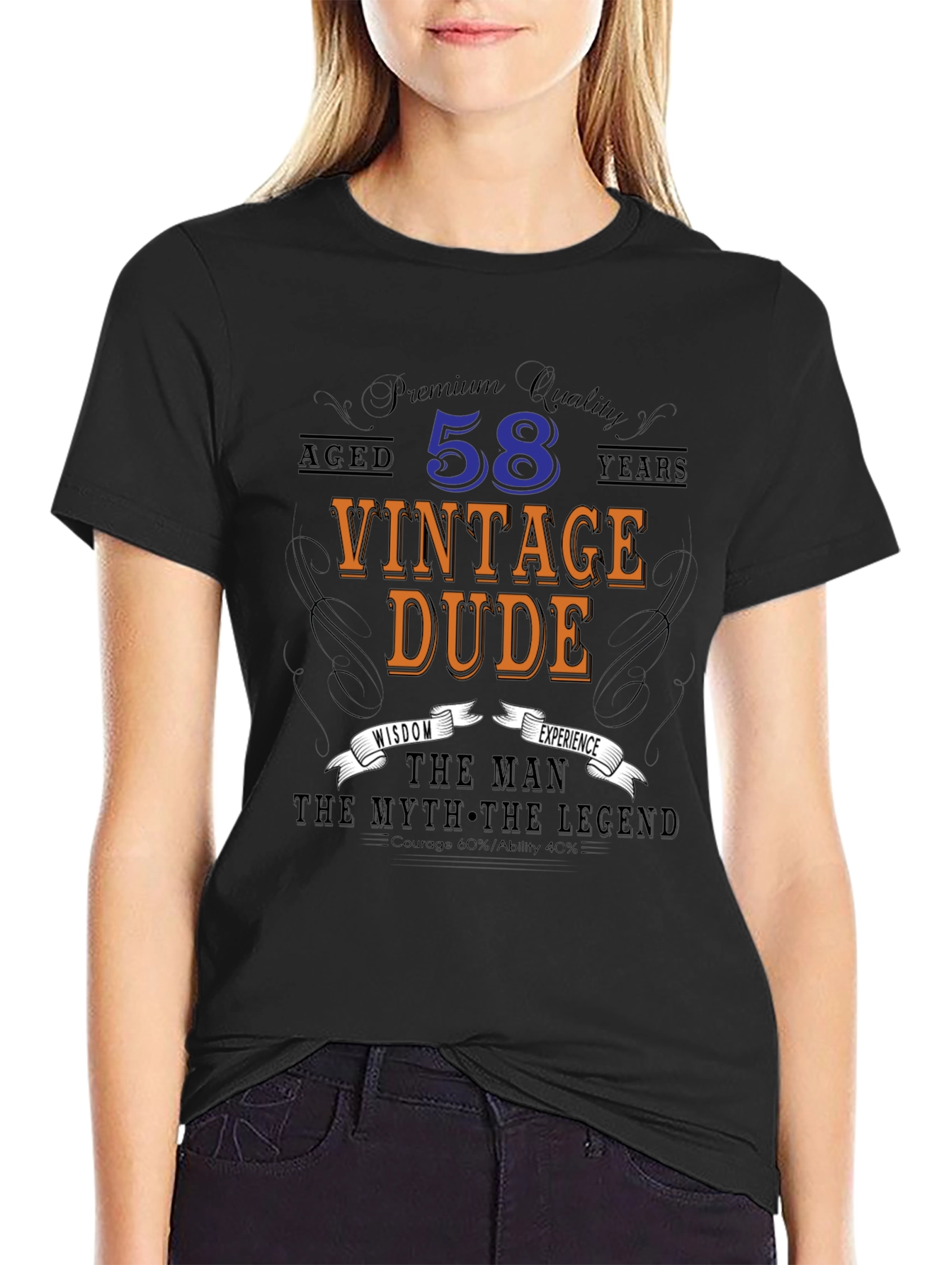 Vintage Dude 58th Birthday T-Shirt