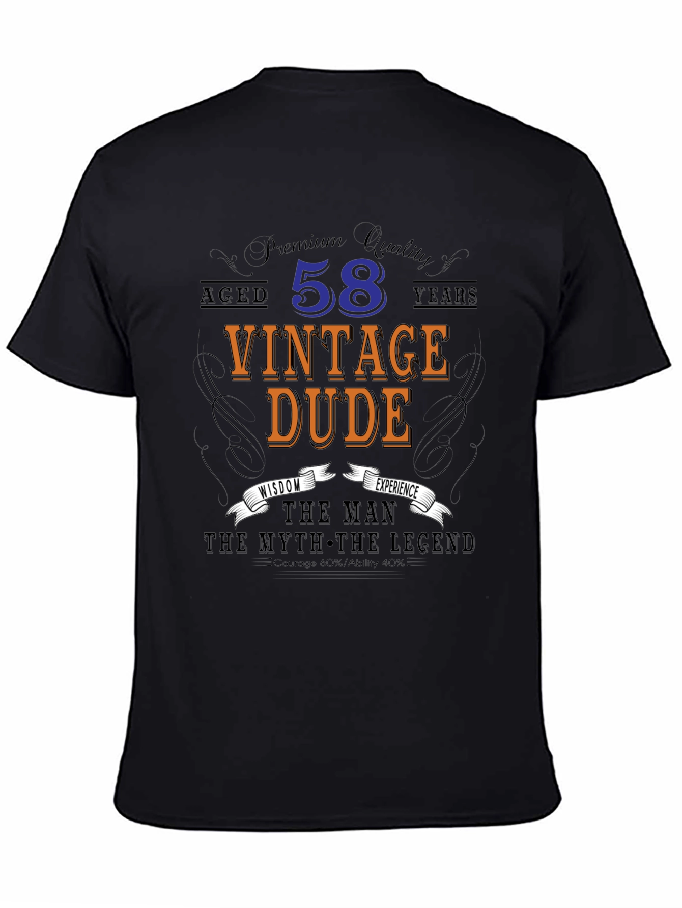 Vintage Dude 58th Birthday T-Shirt