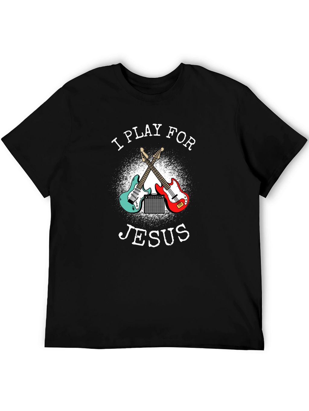 I Play for Jesus Guitar T-Shirt