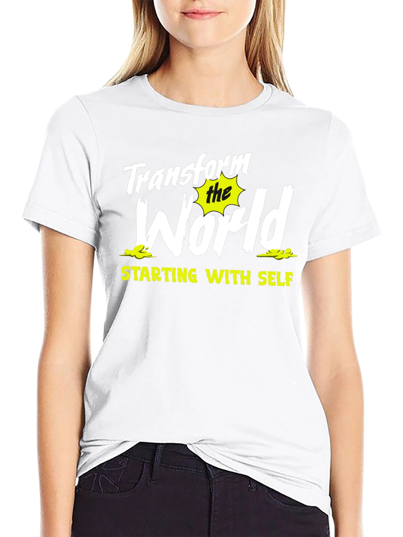 Transform the World T-Shirt - Motivational Graphic Tee