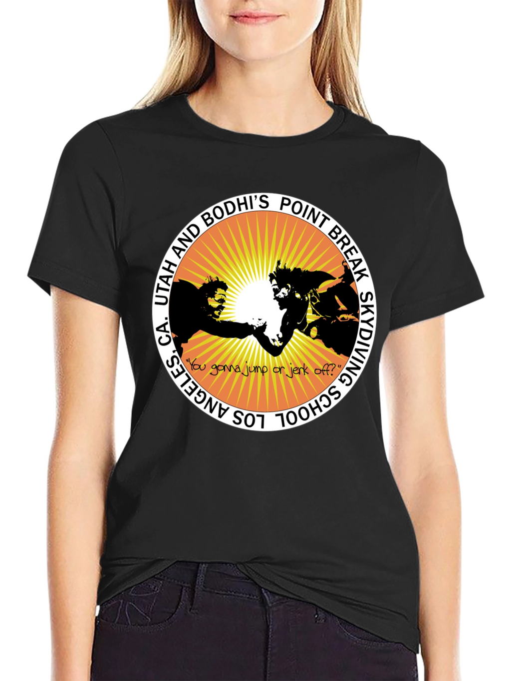 Point Break Skydiving School Black T-Shirt