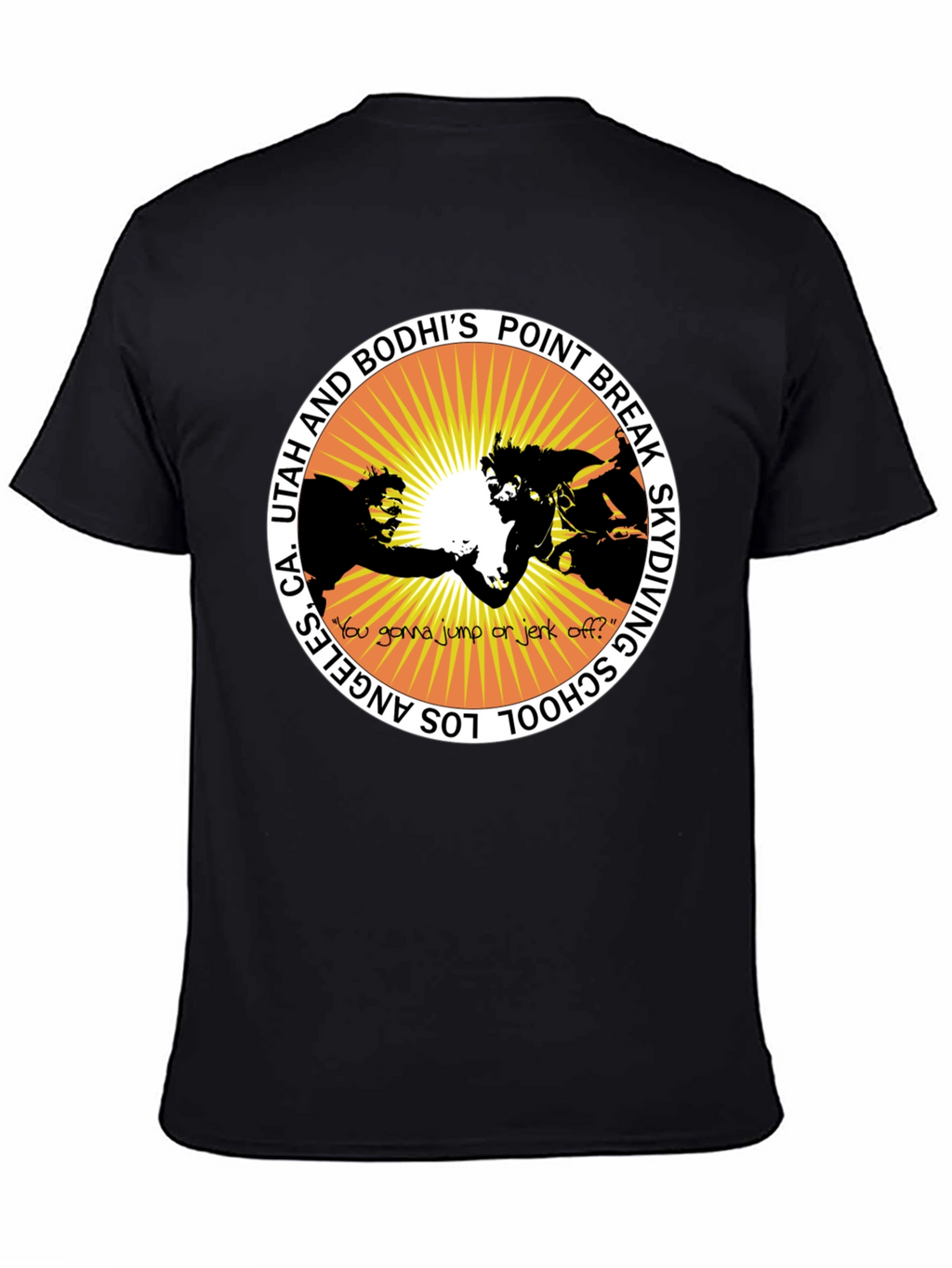 Point Break Skydiving School Black T-Shirt