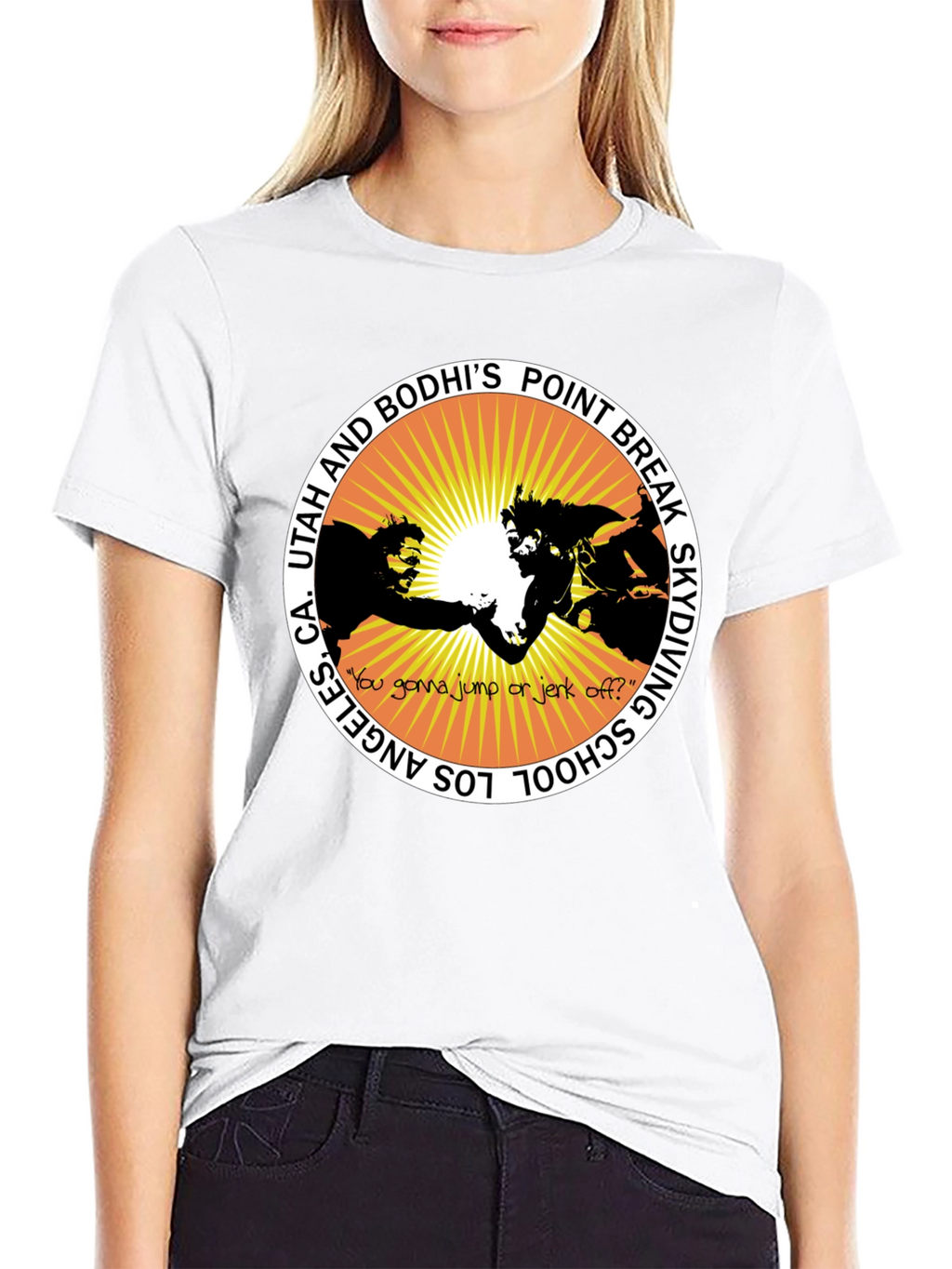 Point Break Skydiving School Black T-Shirt