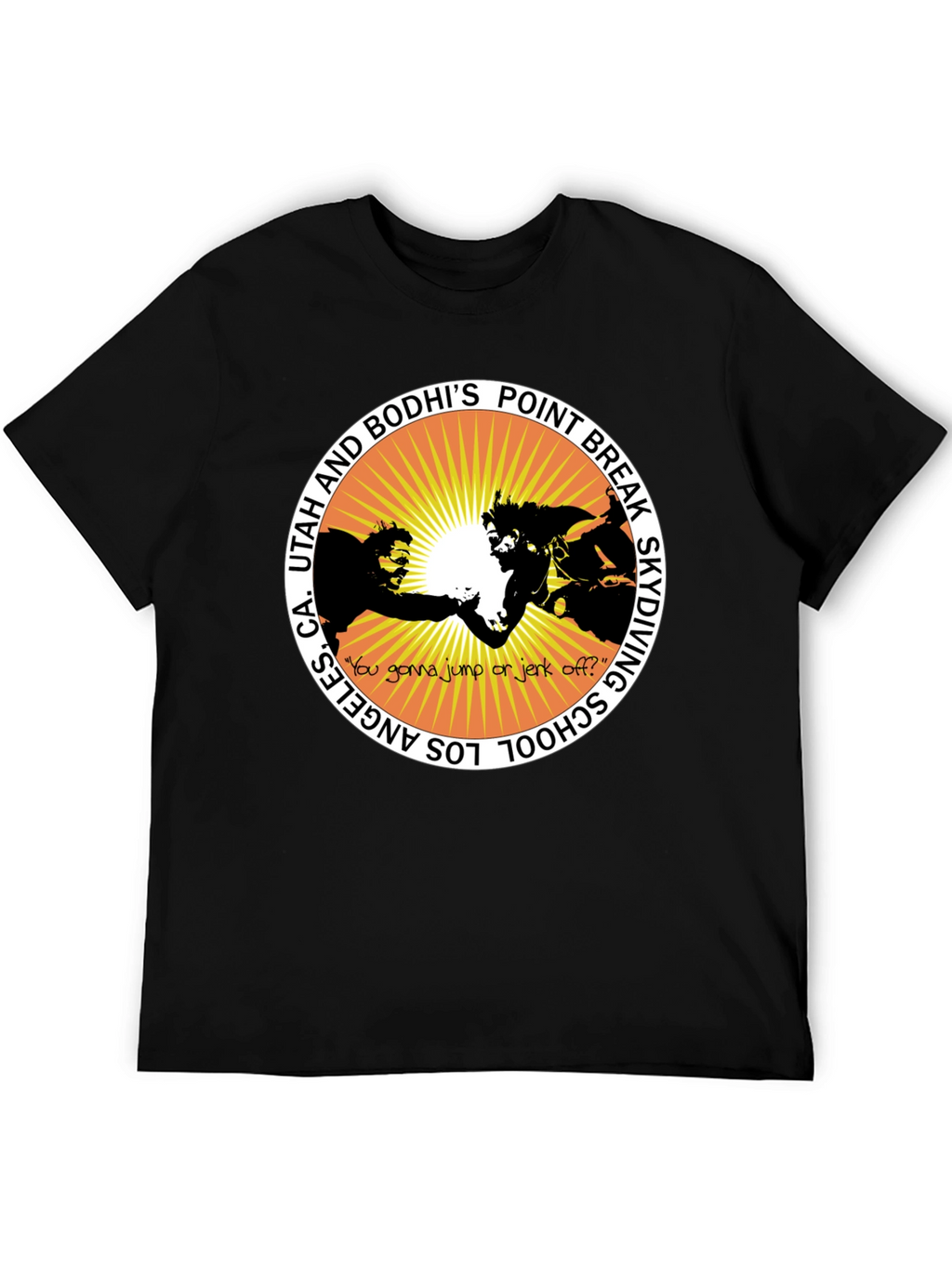 Point Break Skydiving School Black T-Shirt
