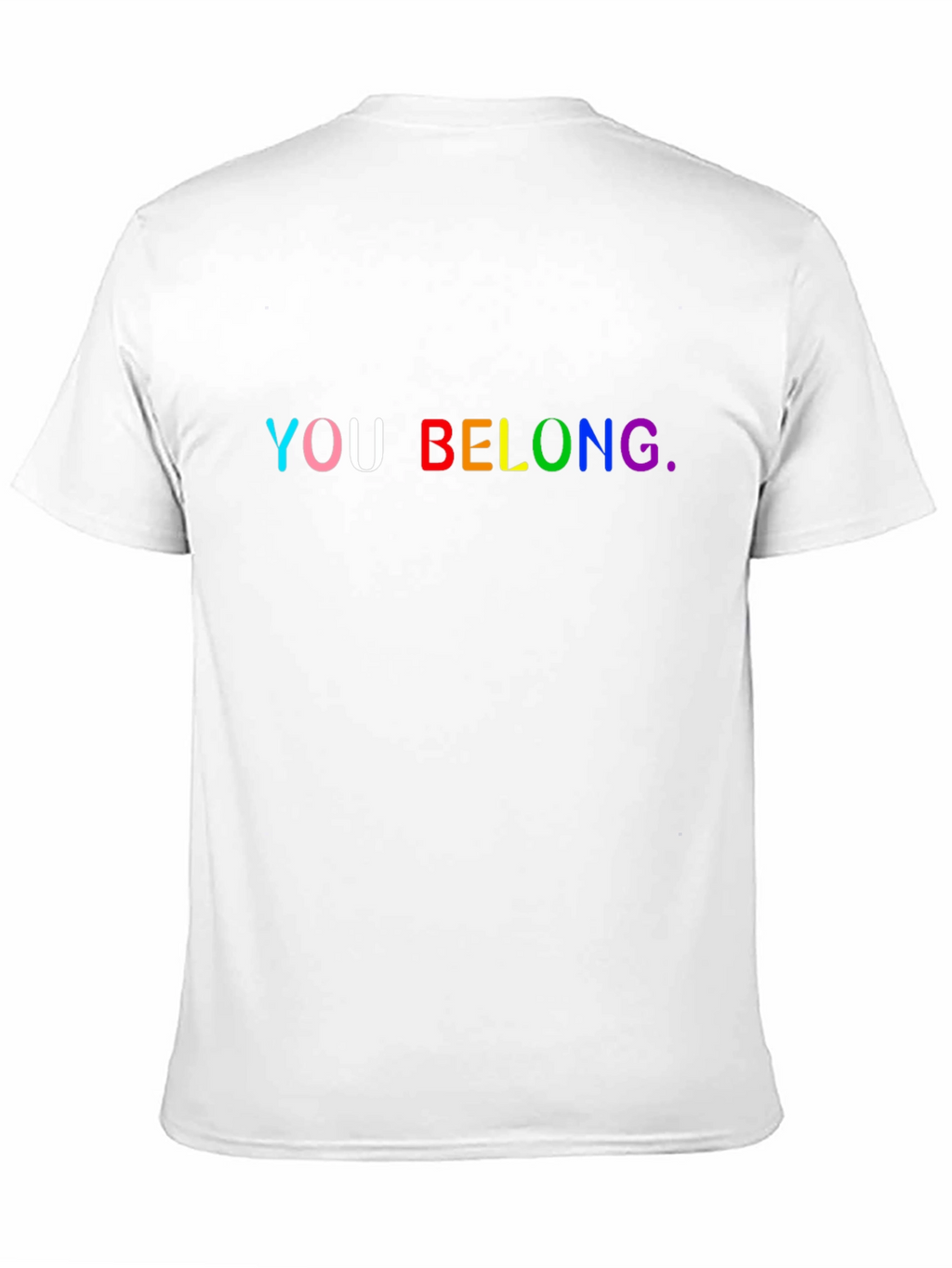 You Belong Rainbow Pride Black T-Shirt