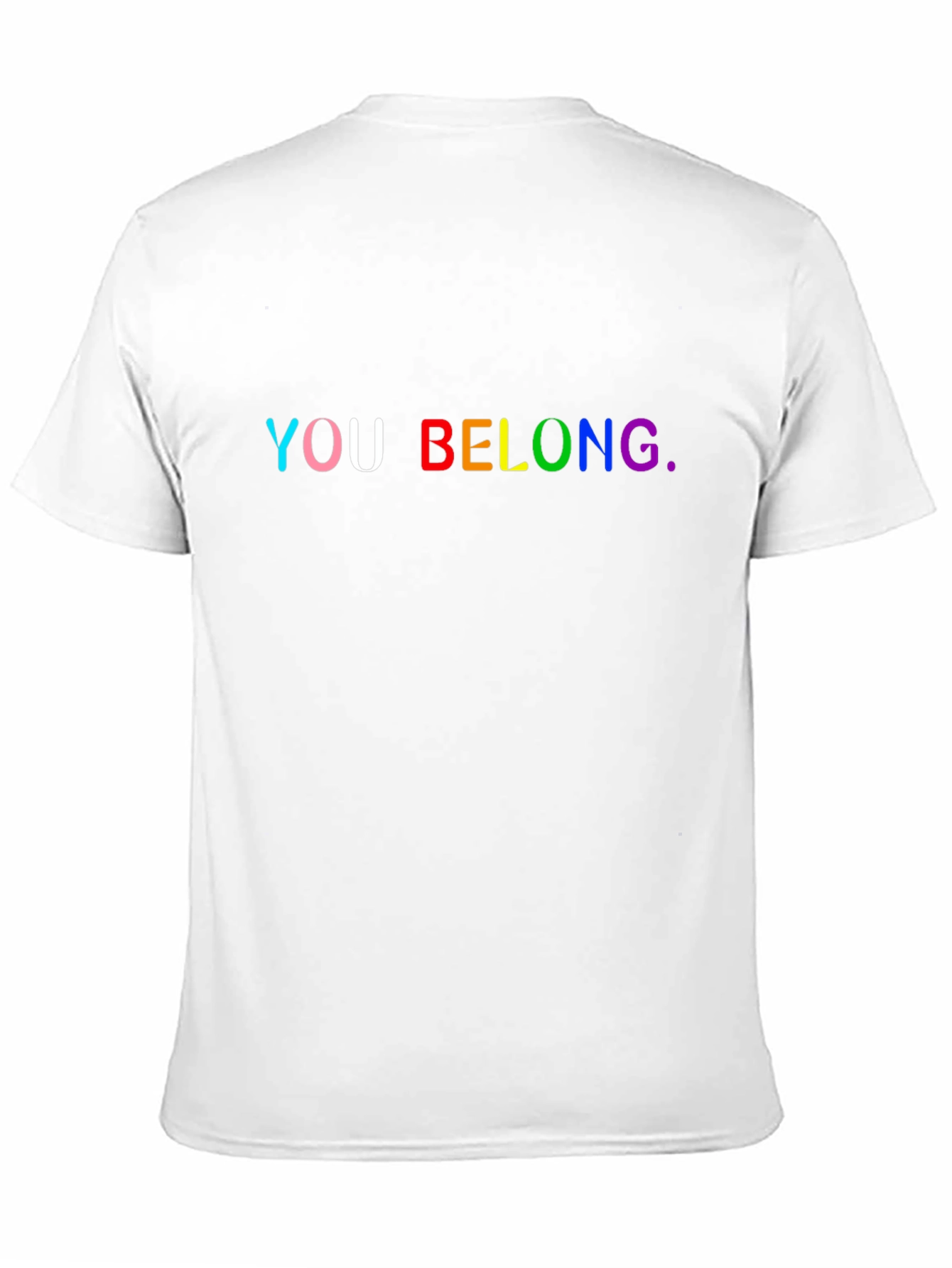 You Belong Rainbow Pride Black T-Shirt