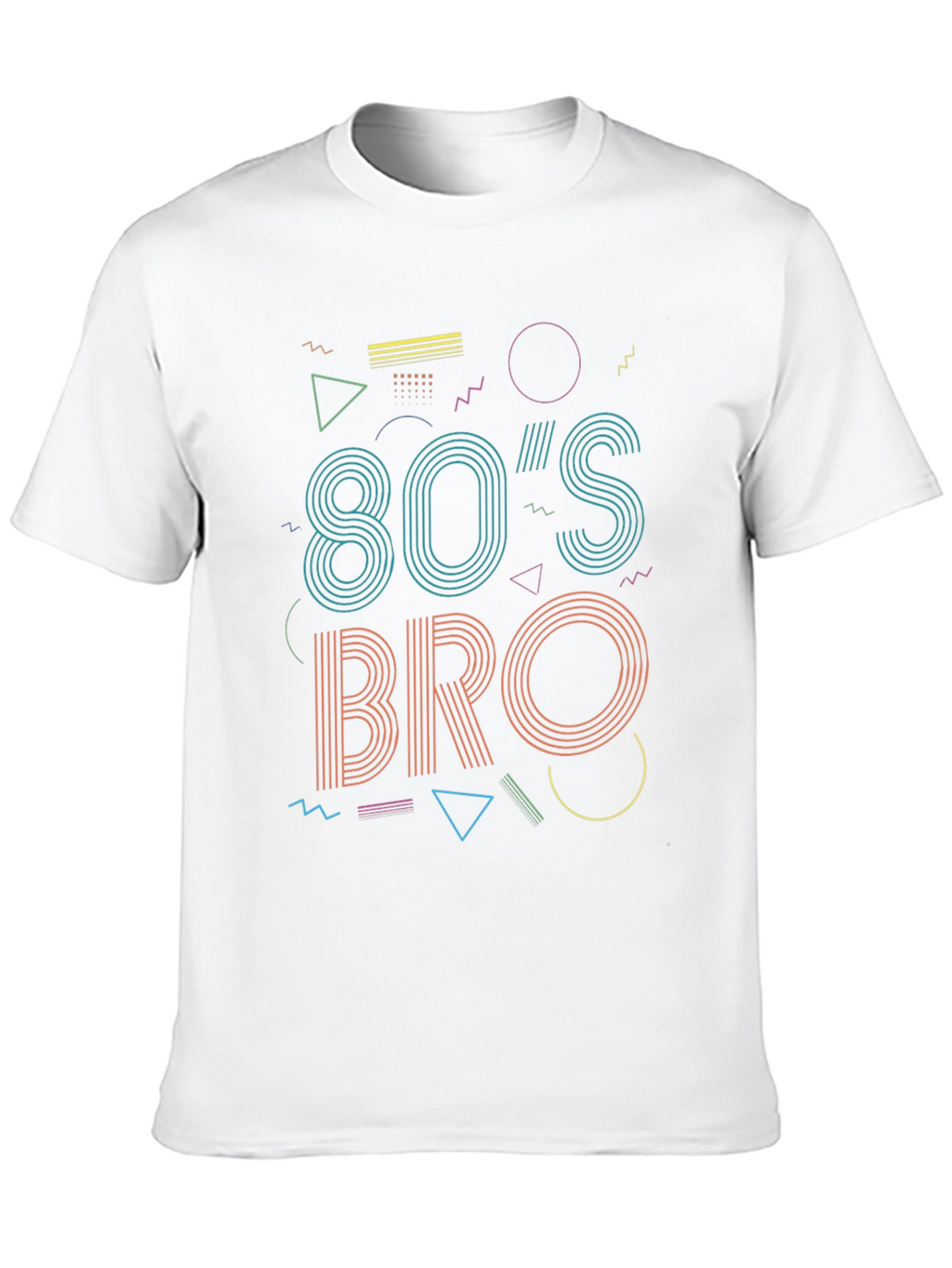 80s Bro Graphic Tee - Retro Style