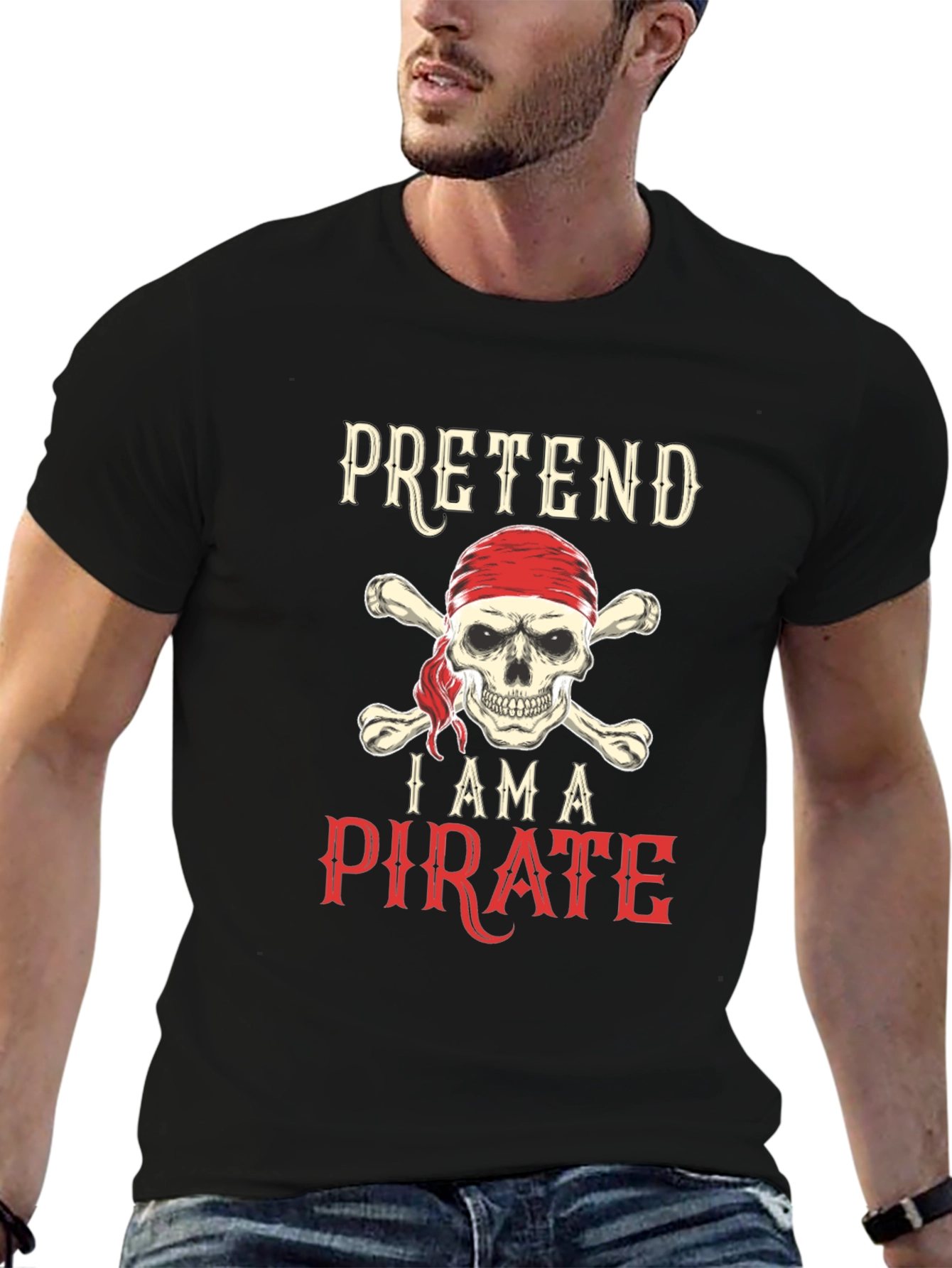 Pretend Im a Pirate Skull & Crossbones T-Shirt