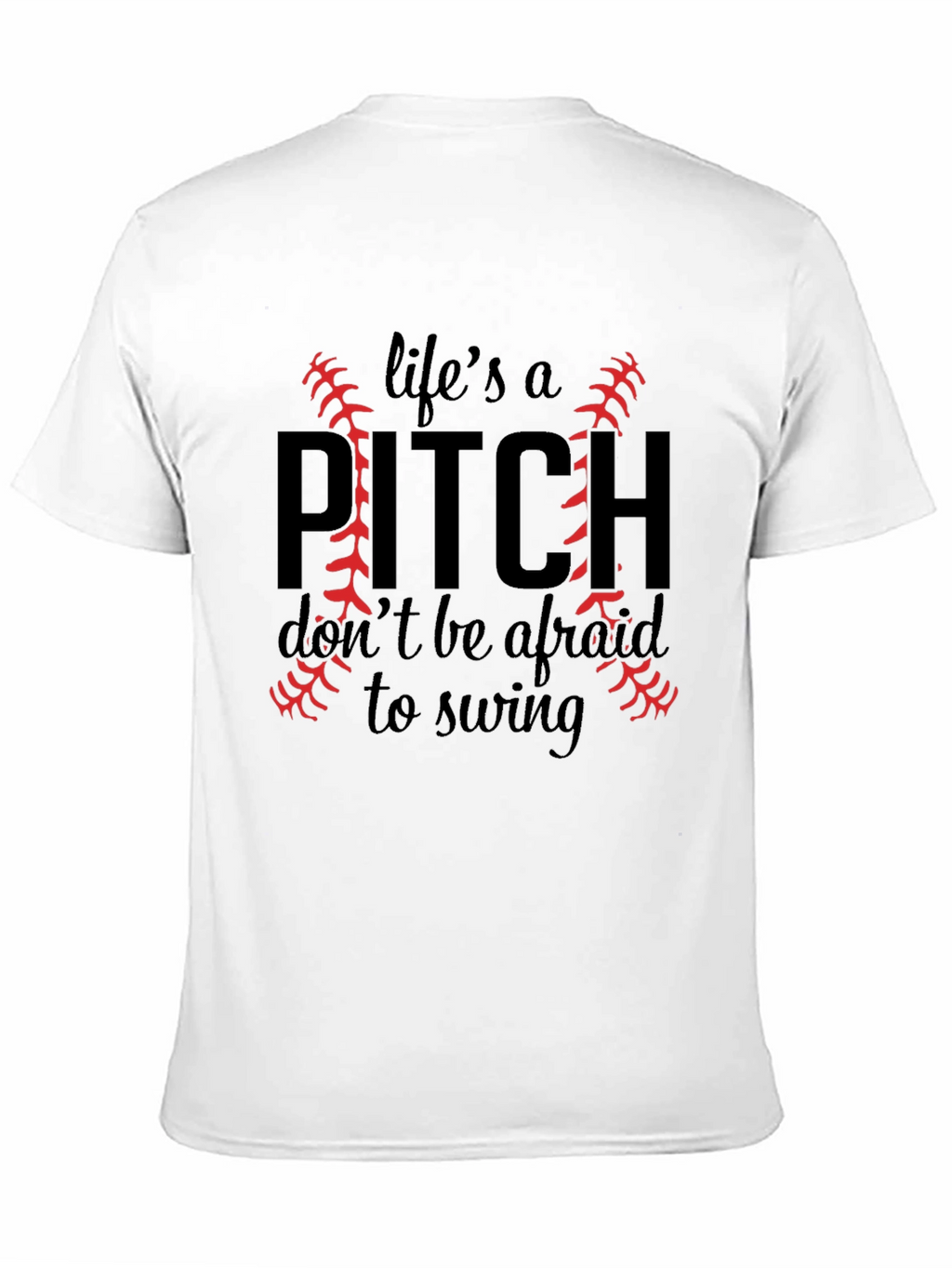 Lifes a Pitch Baseball T-Shirt