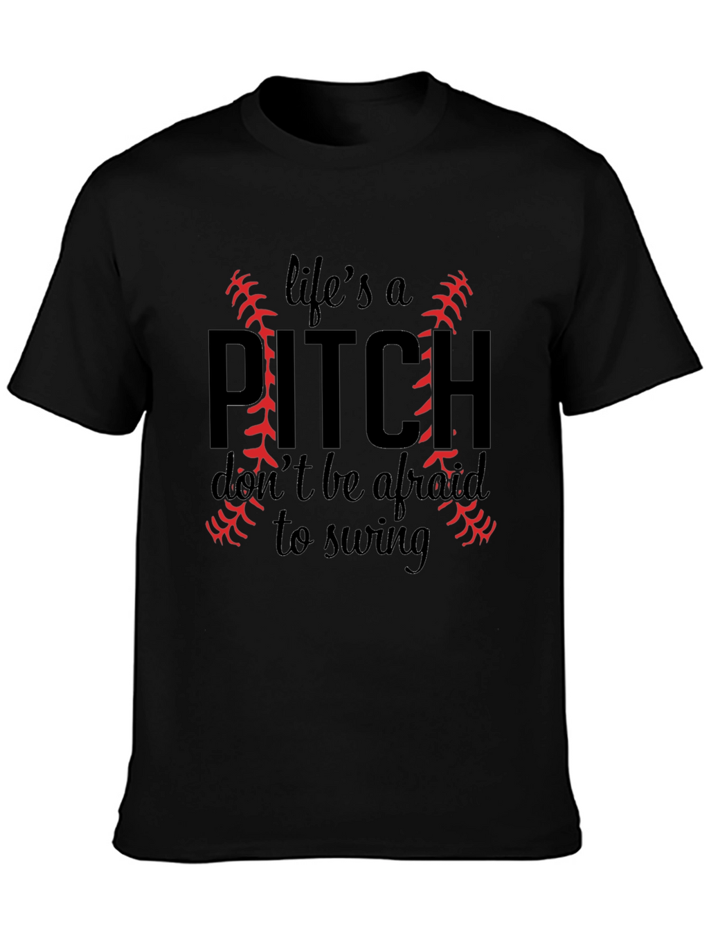 Lifes a Pitch Baseball T-Shirt