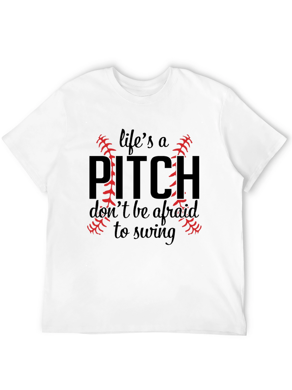 Lifes a Pitch Baseball T-Shirt