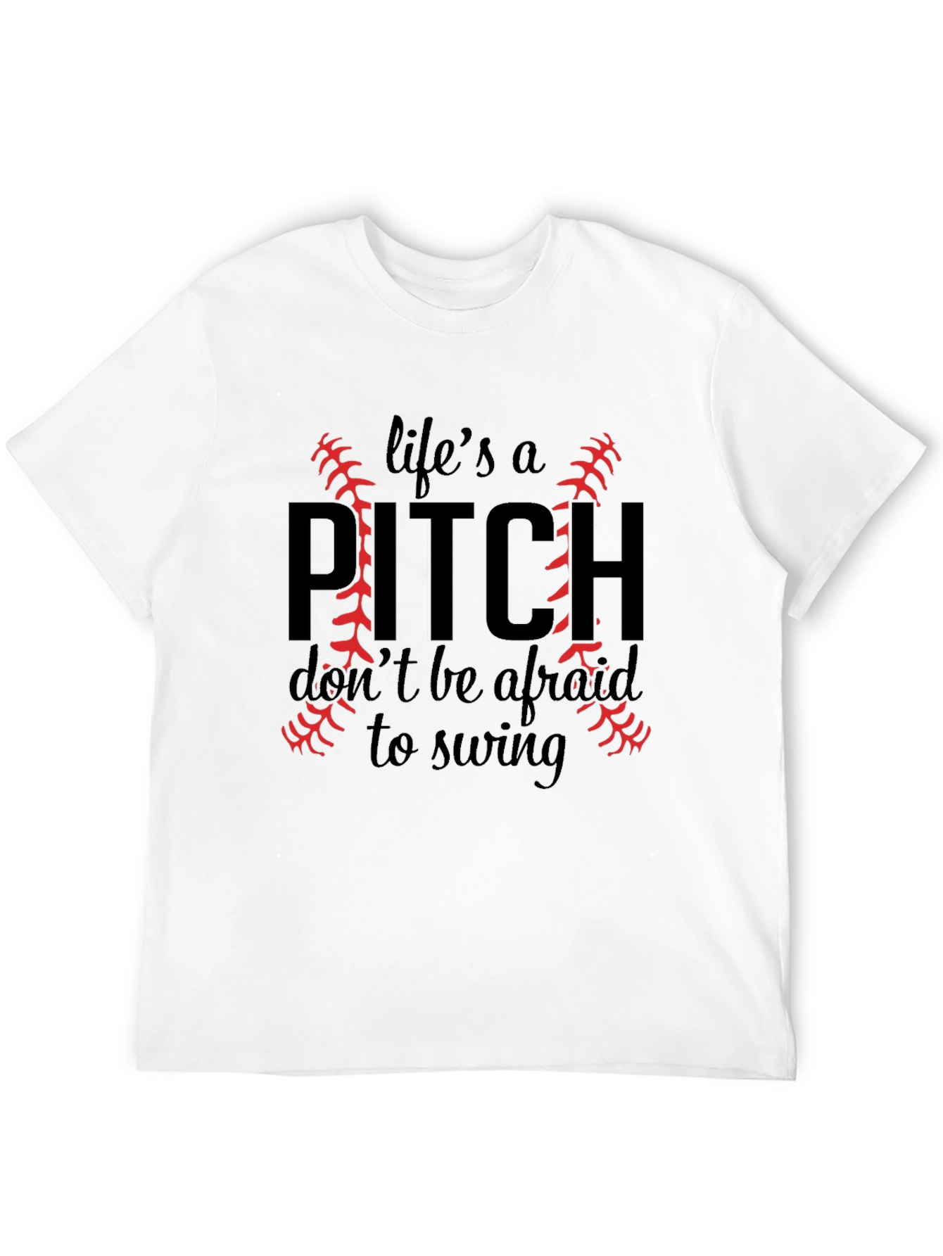 Lifes a Pitch Baseball T-Shirt