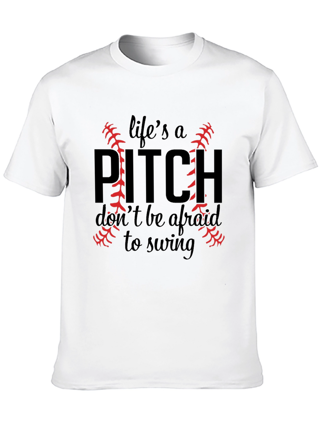 Lifes a Pitch Baseball T-Shirt