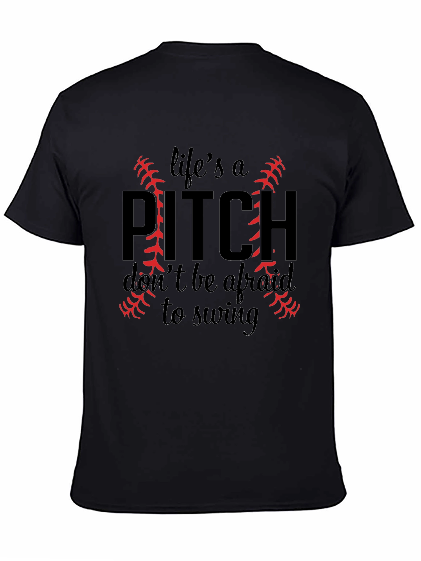 Lifes a Pitch Baseball T-Shirt