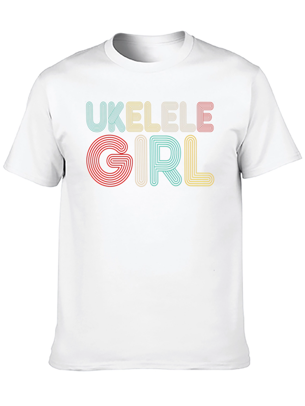 Ukulele Girl Graphic T-Shirt