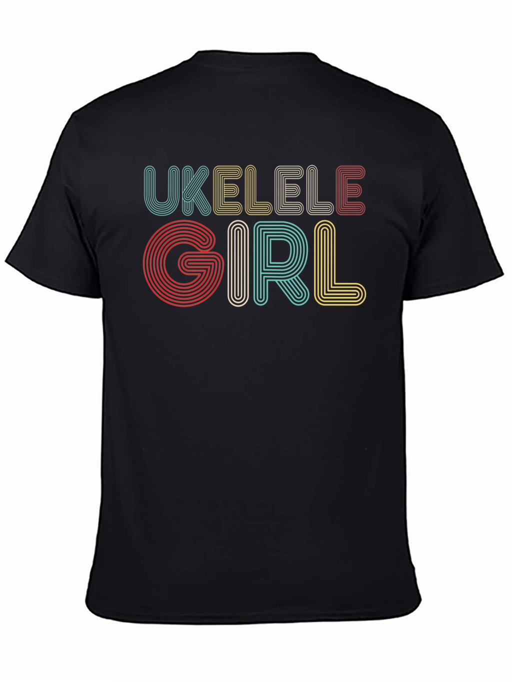 Ukulele Girl Graphic T-Shirt
