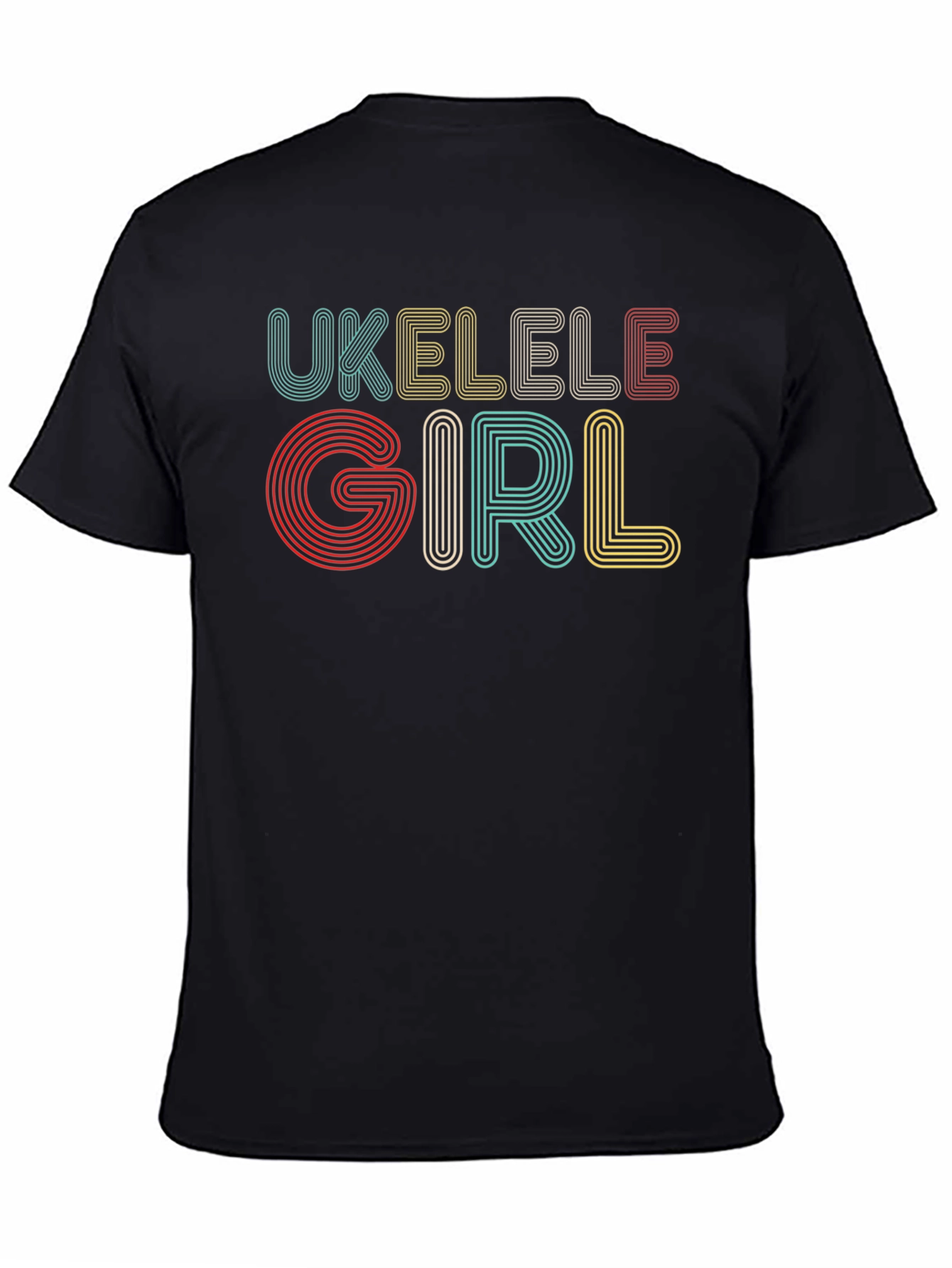 Ukulele Girl Graphic T-Shirt