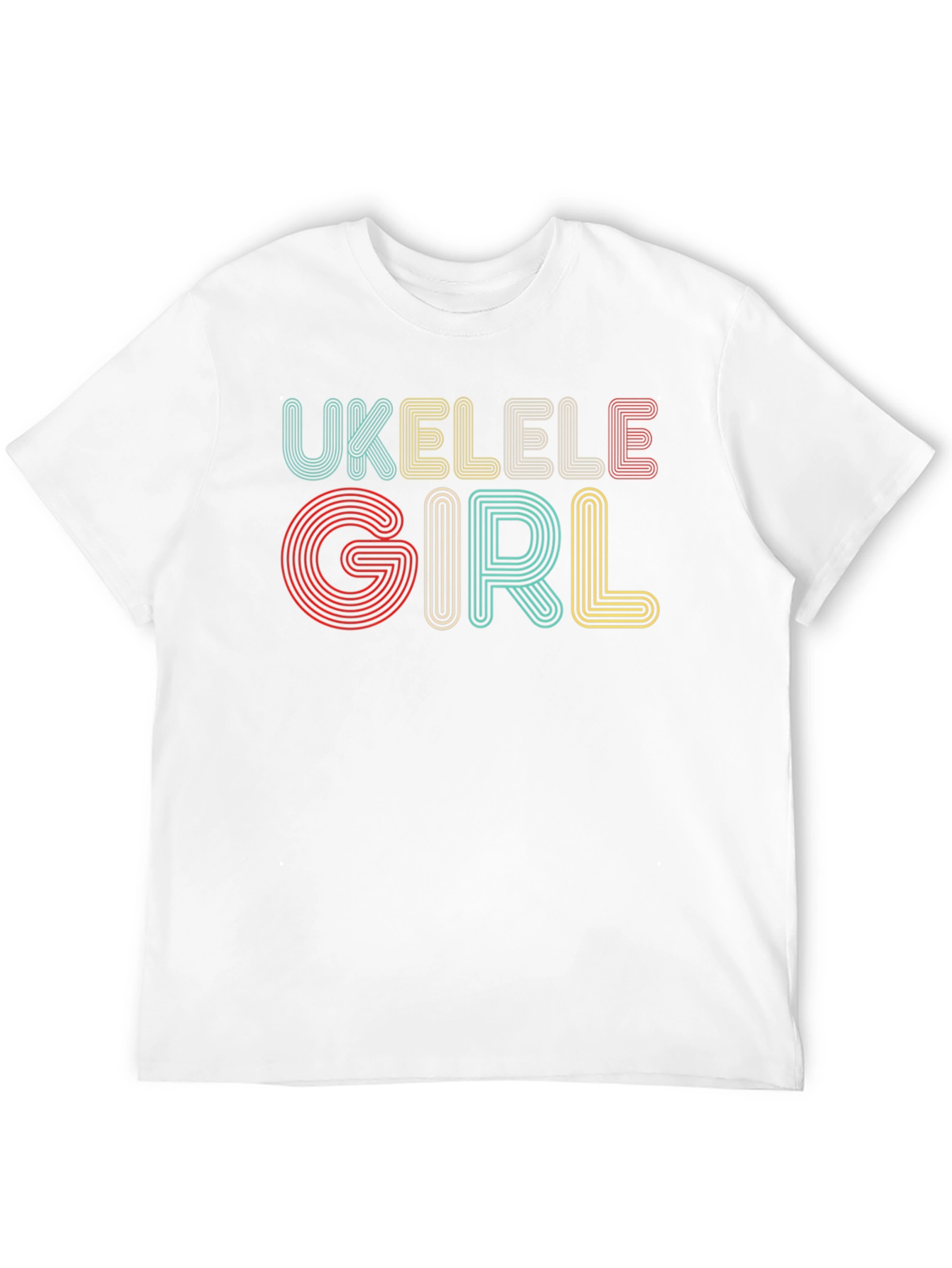 Ukulele Girl Graphic T-Shirt