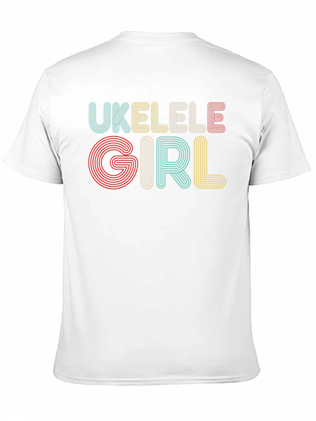 Ukulele Girl Graphic T-Shirt