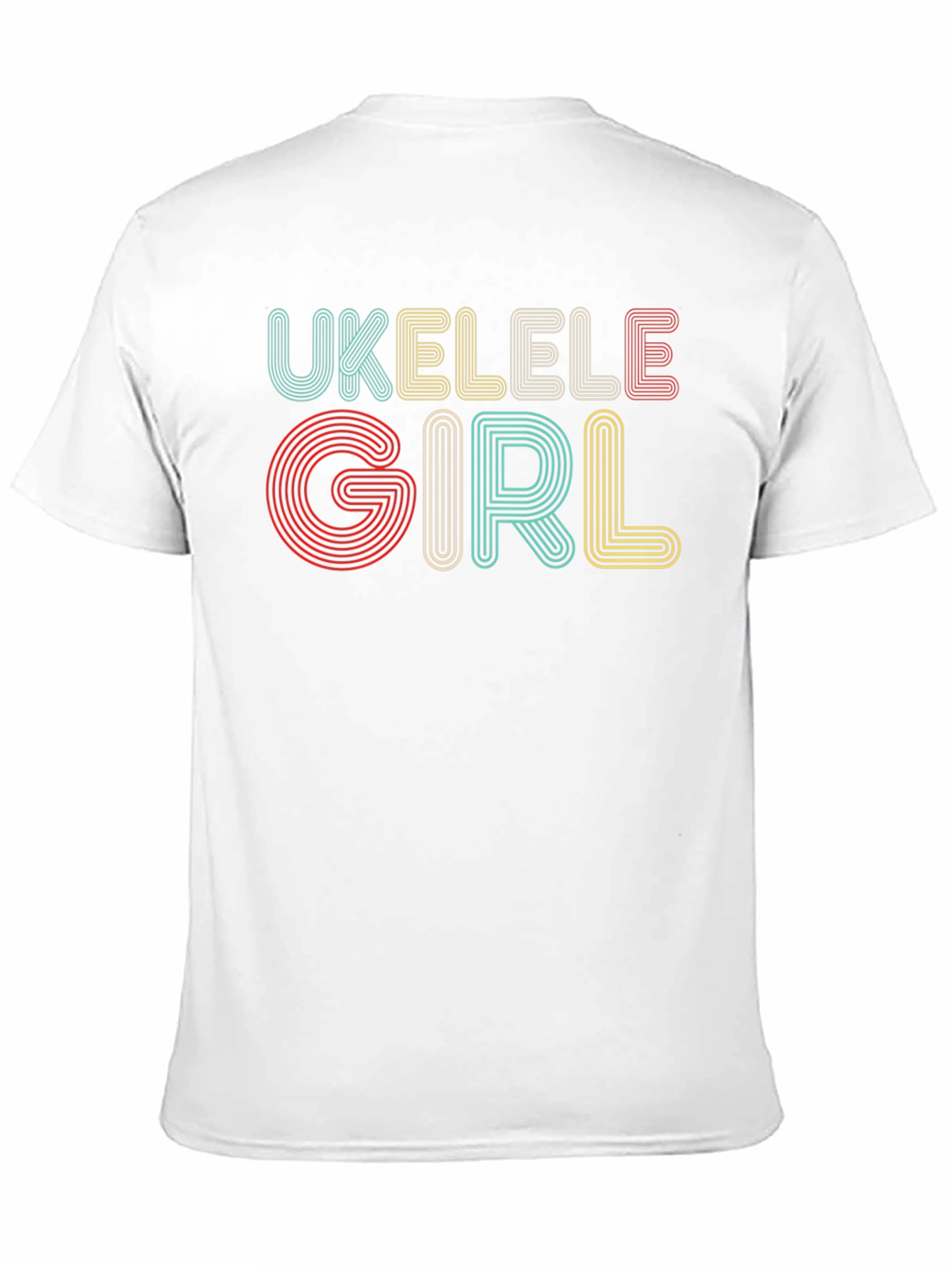 Ukulele Girl Graphic T-Shirt