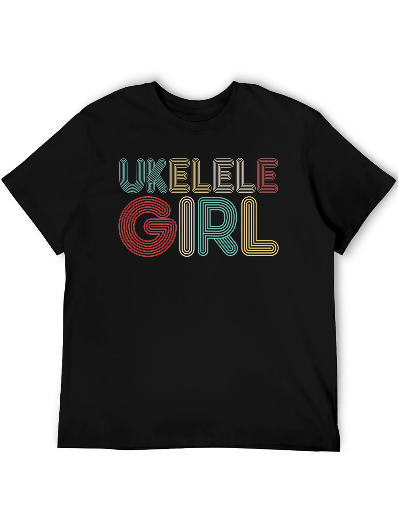 Ukulele Girl Graphic T-Shirt