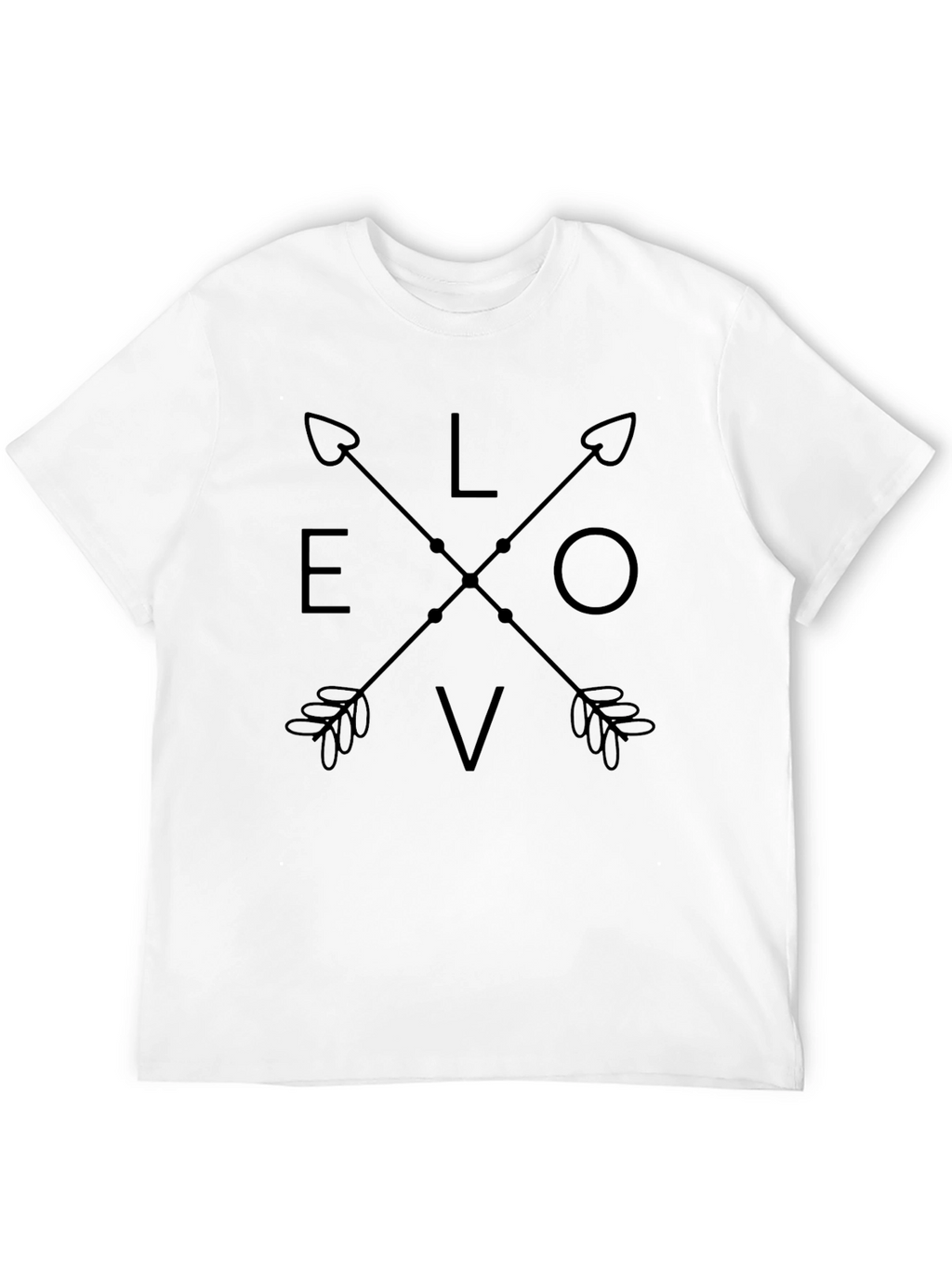 Love Arrow Graphic Tee - Trendy Casual Top