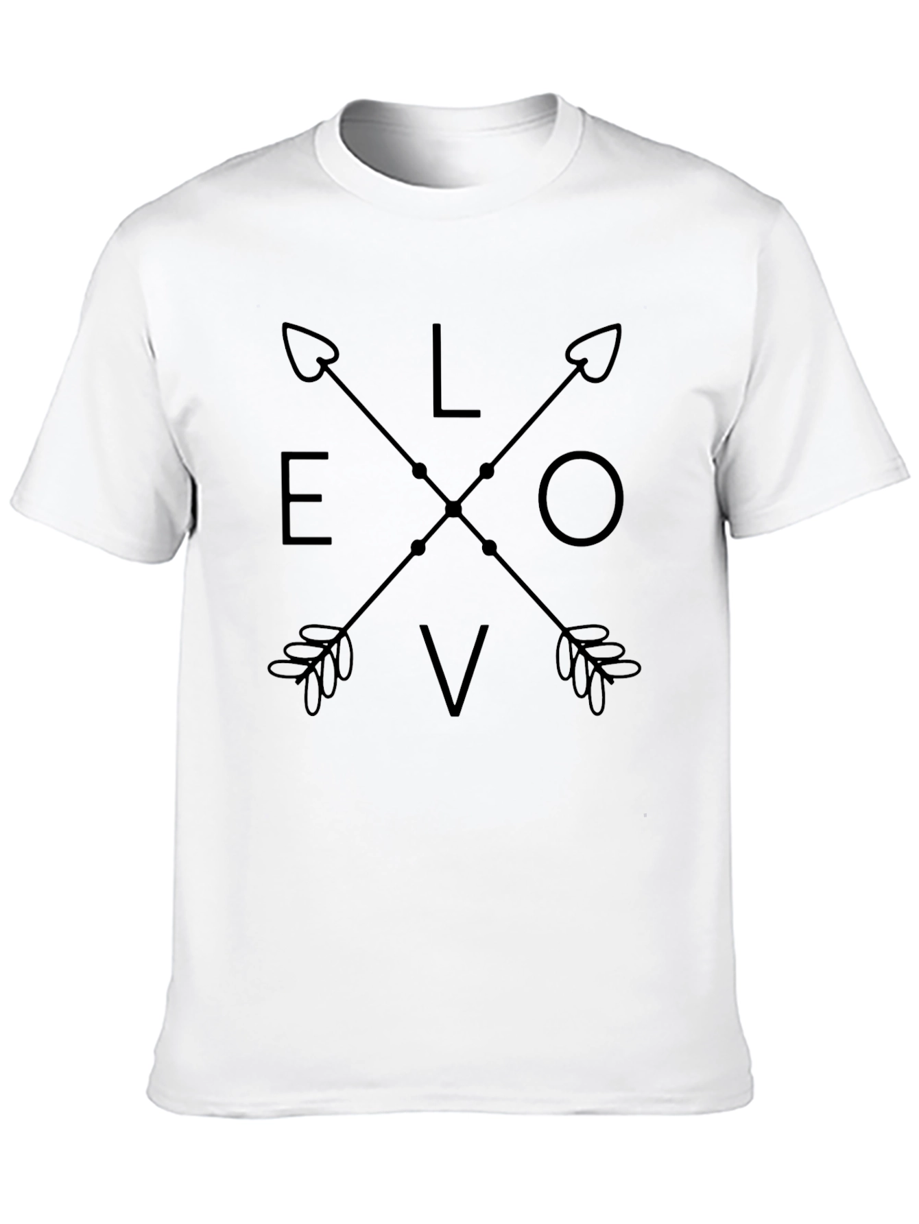Love Arrow Graphic Tee - Trendy Casual Top
