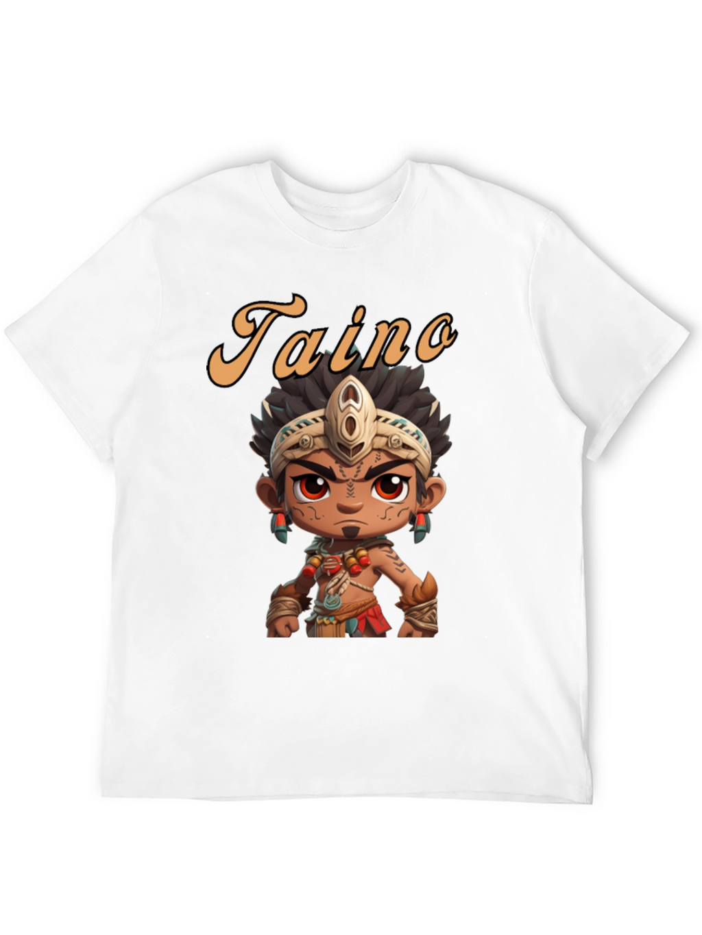 Taino Character Black T-Shirt